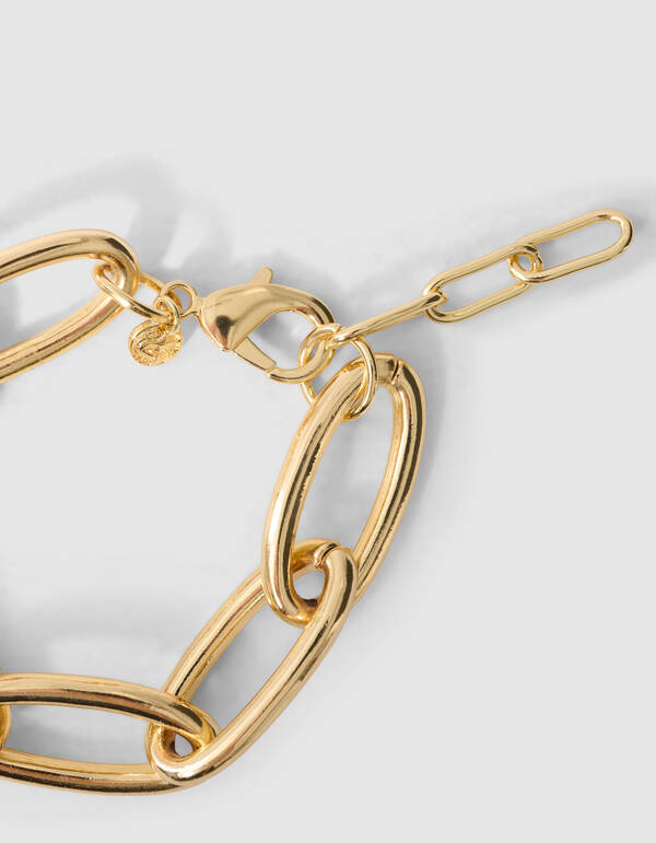 Chain Oval Armband Goud SHOEBY ACCESSOIRES