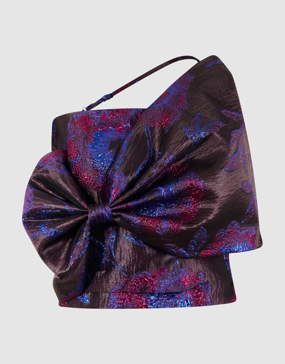 Jacquard Strik Top Paars/Zwart SHOEBY WOMEN