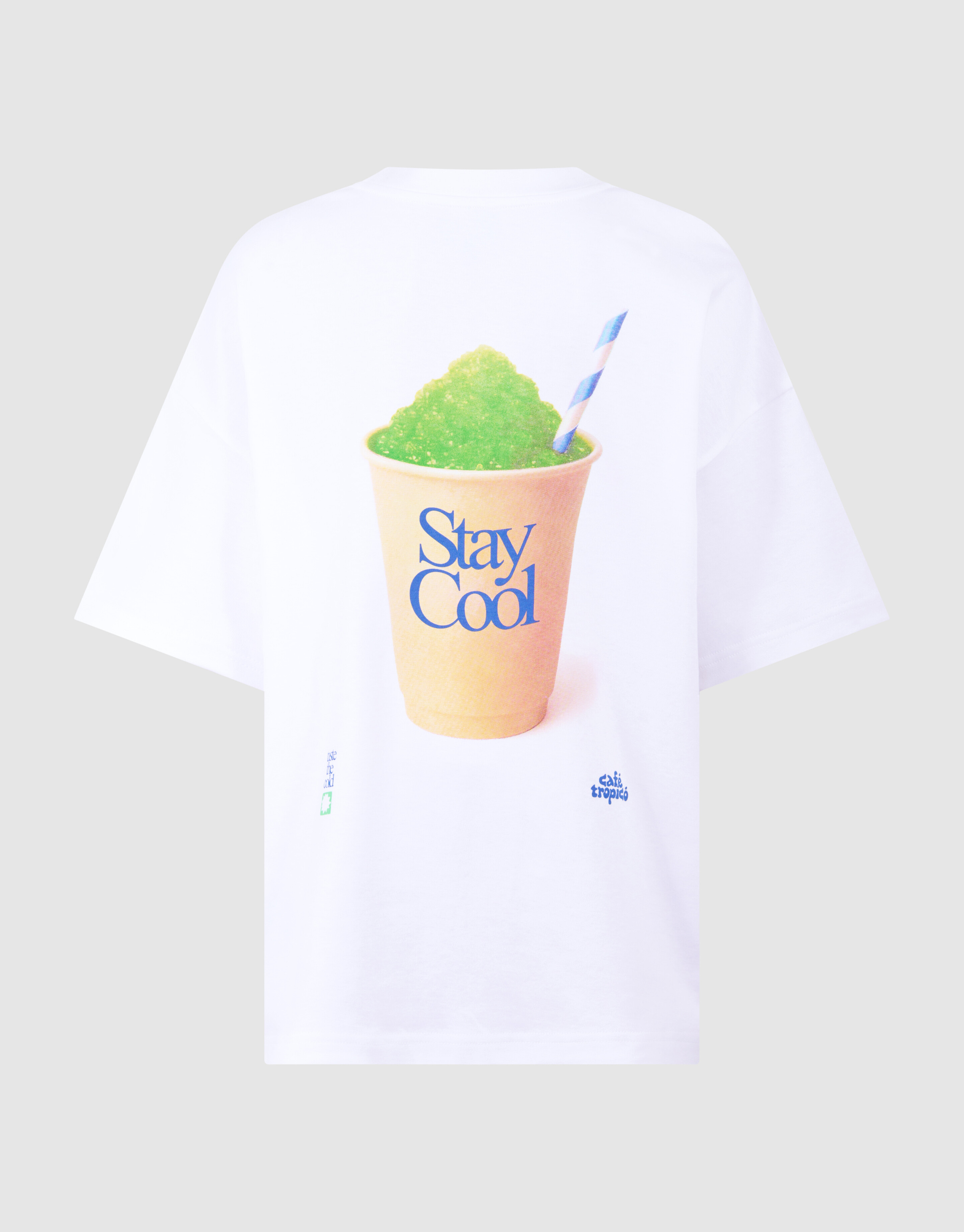 Stay Cool Artwork T-shirt Wit SHOEBY BOYS