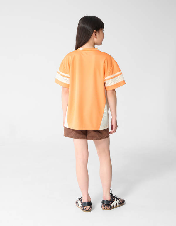 Baseball T-shirt Oranje SHOEBY GIRLS
