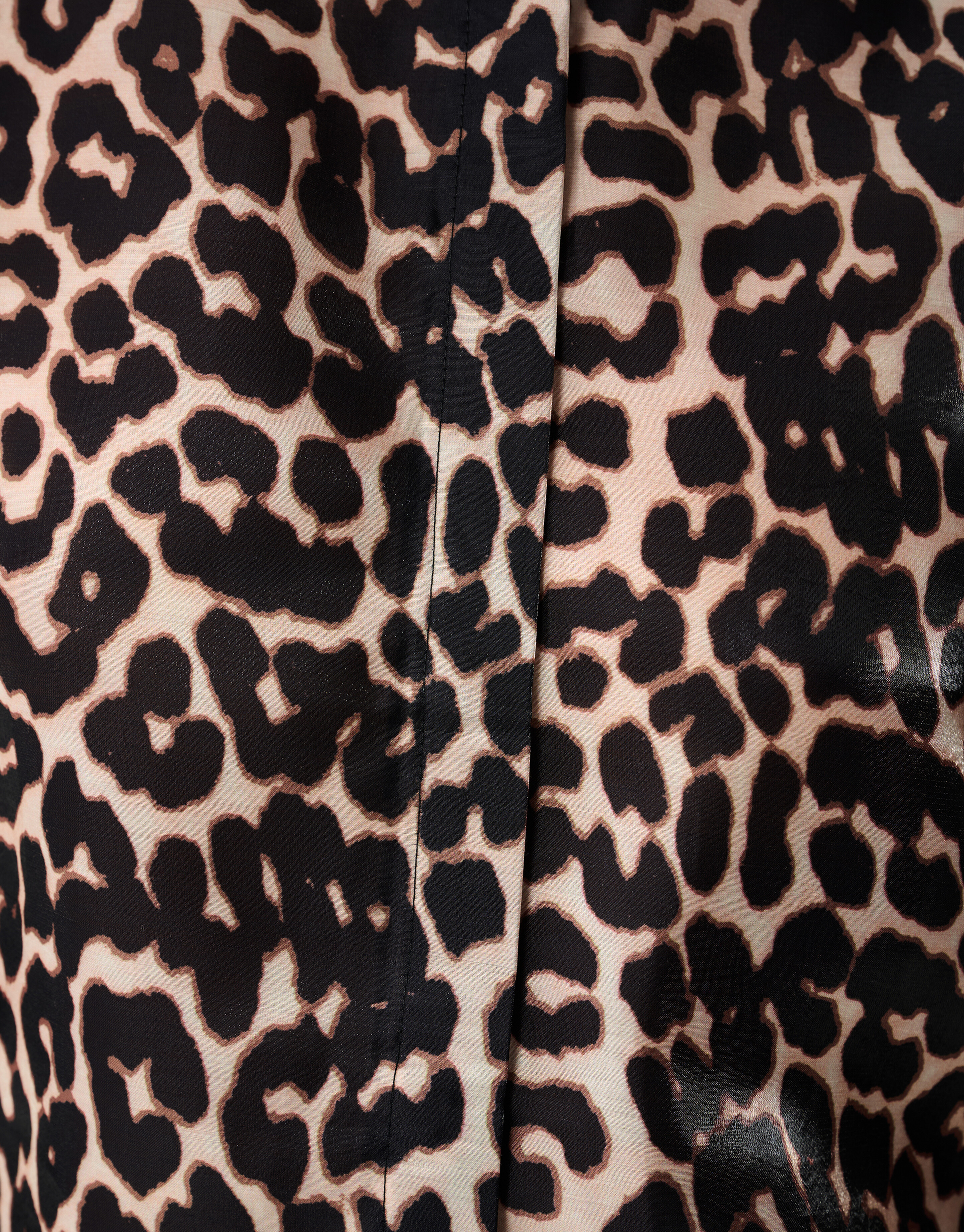Puff Leopard Blouse Bruin SHOEBY WOMEN