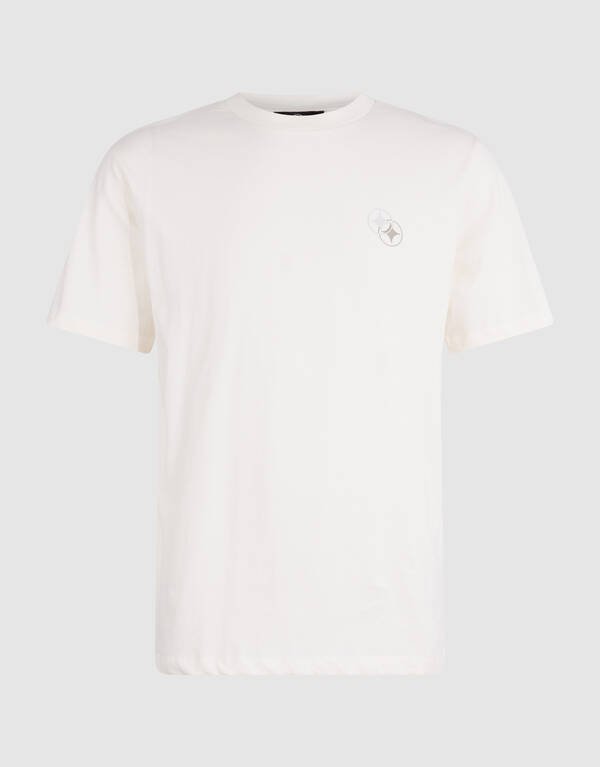 Artwork T-shirt Wit SHOEBY MEN