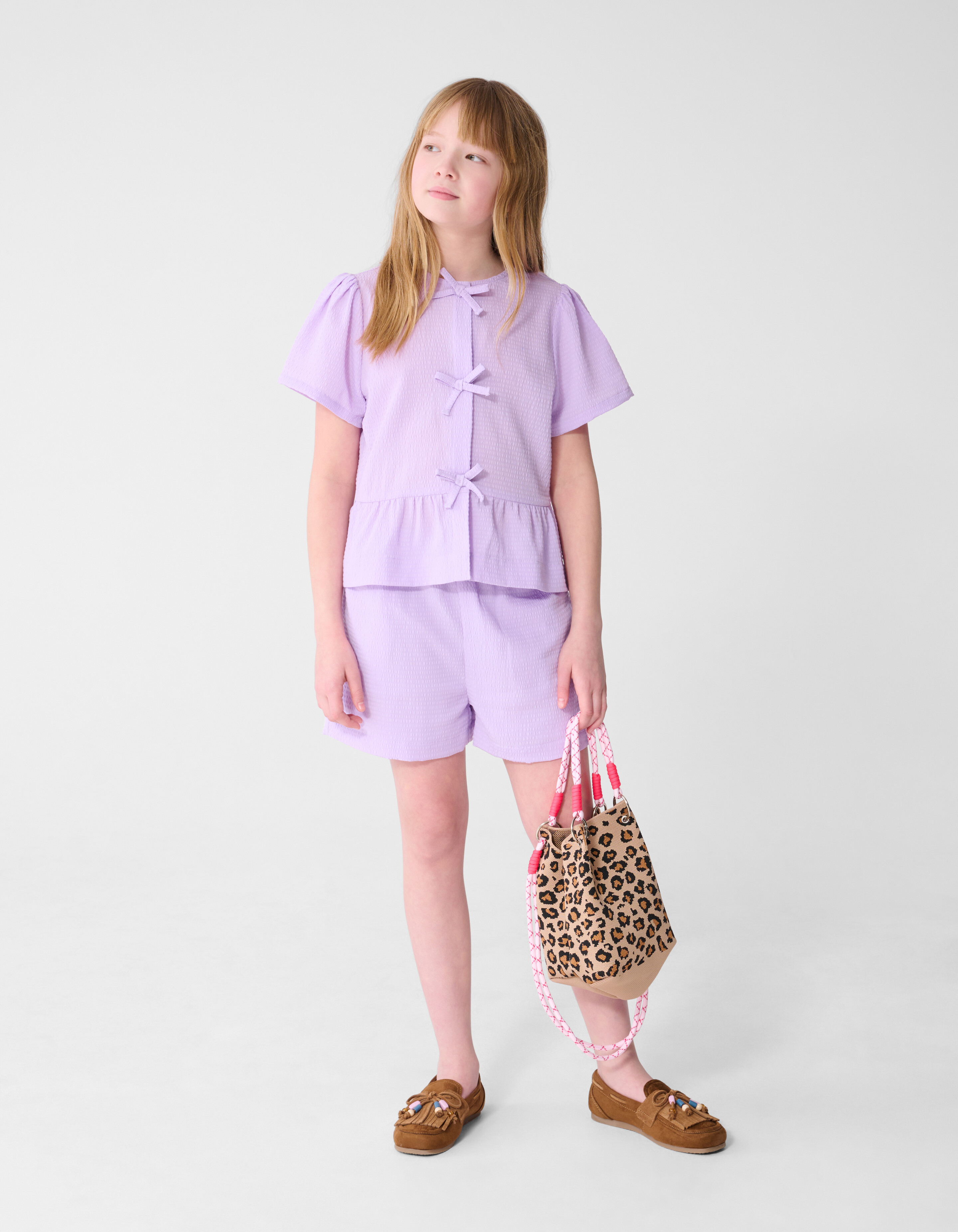 Stripe Short Lichtpaars SHOEBY GIRLS