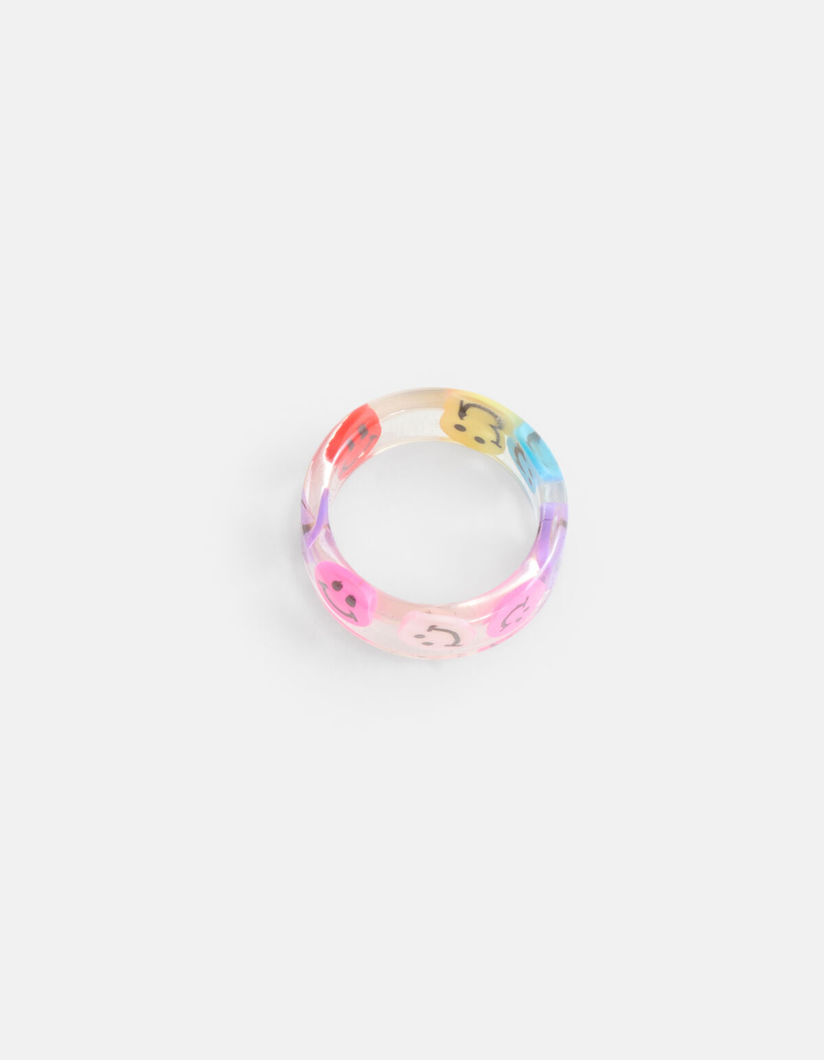 Smiley Ring Roze SHOEBY ACCESSOIRES