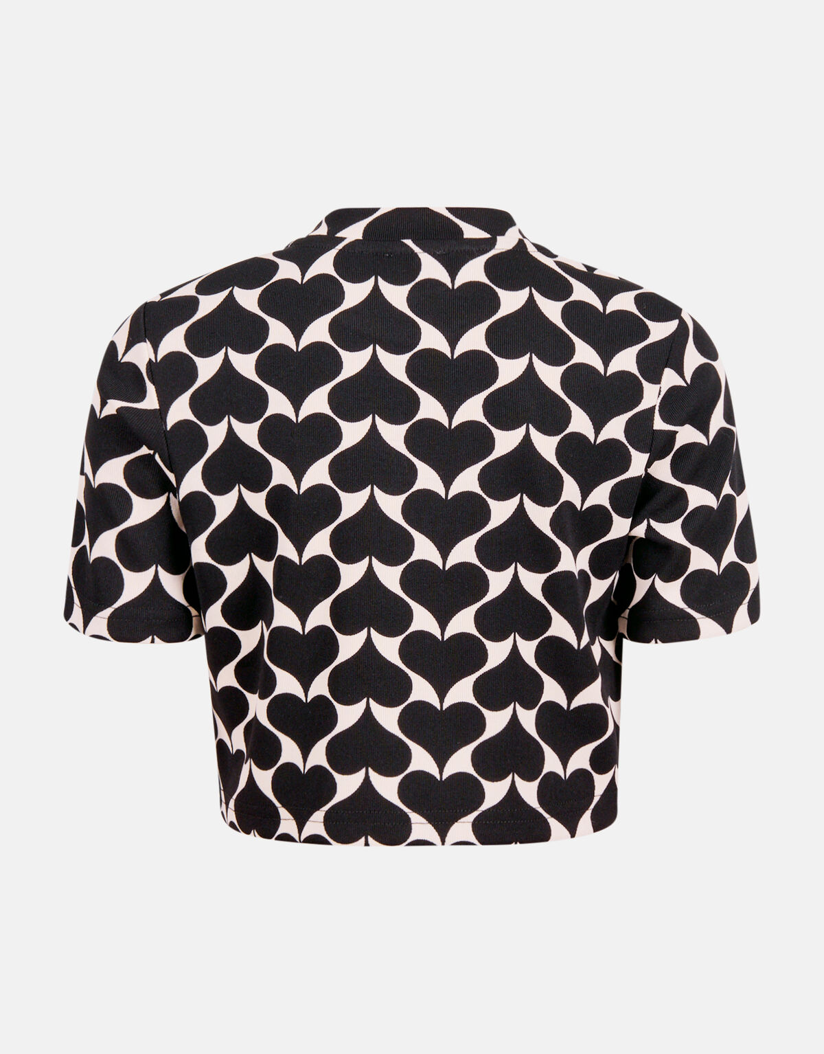 Printed Heart Top Zwart SHOEBY GIRLS