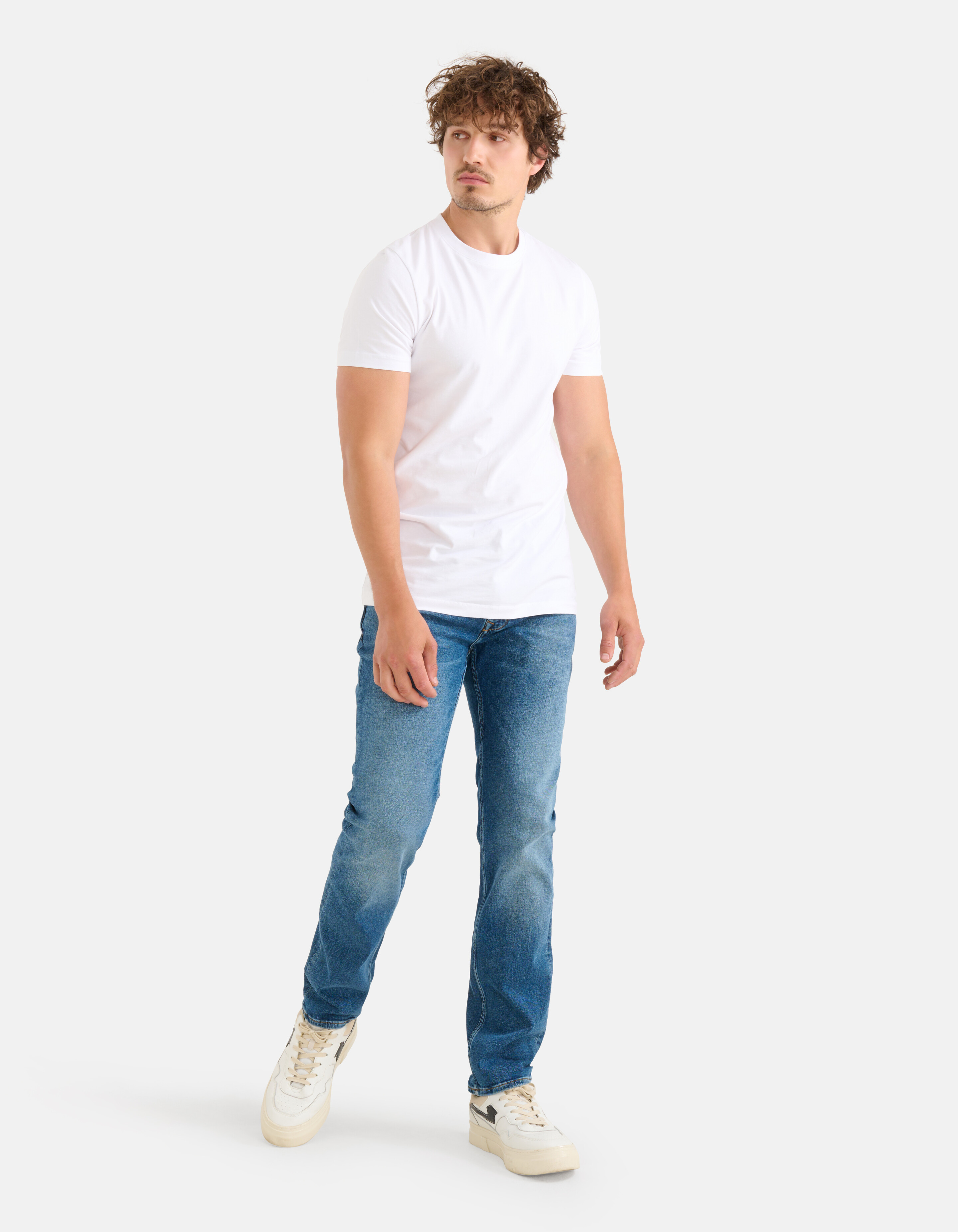 Basis T-shirt Wit Refill