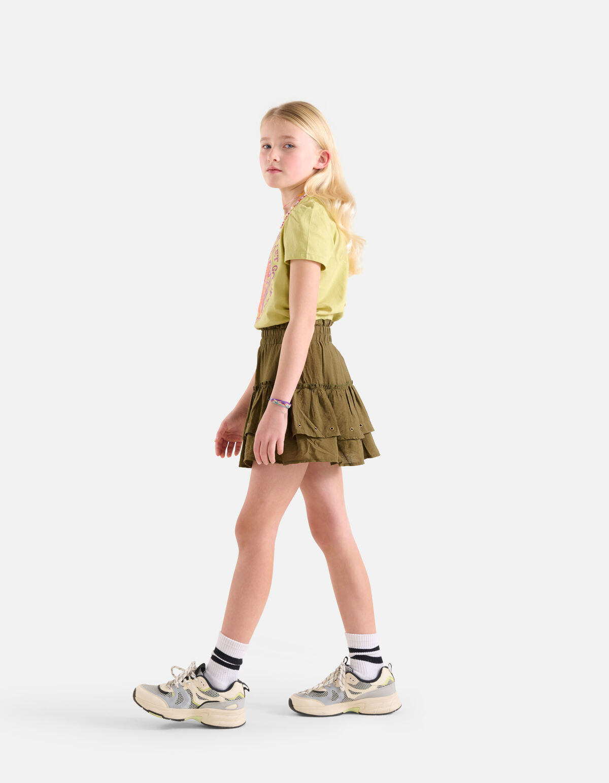 Studs Rok Donkergroen SHOEBY GIRLS