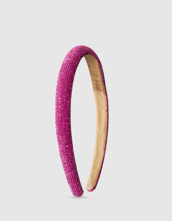 Strass Haarband Roze SHOEBY ACCESSOIRES