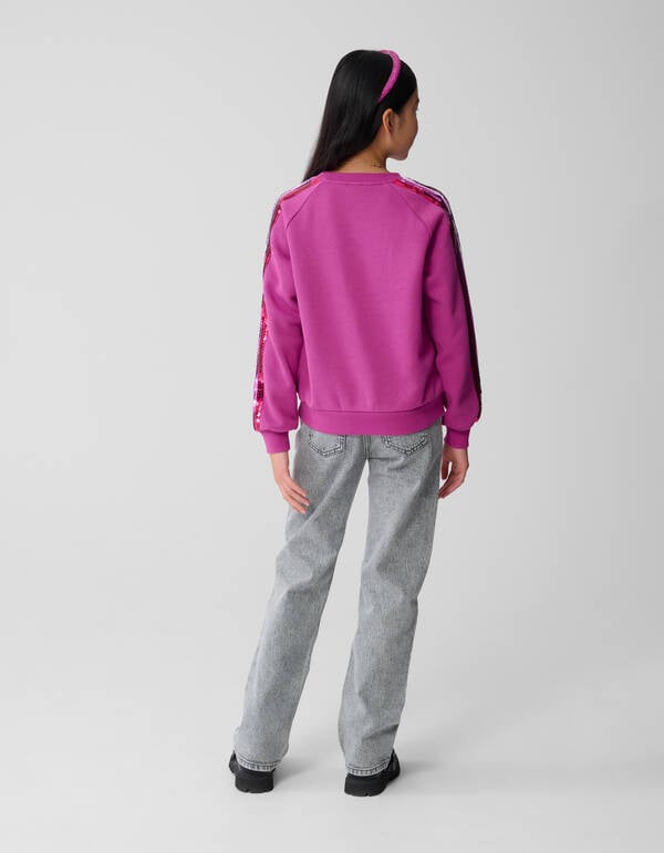 Sporty Sequin Sweater Roze SHOEBY GIRLS