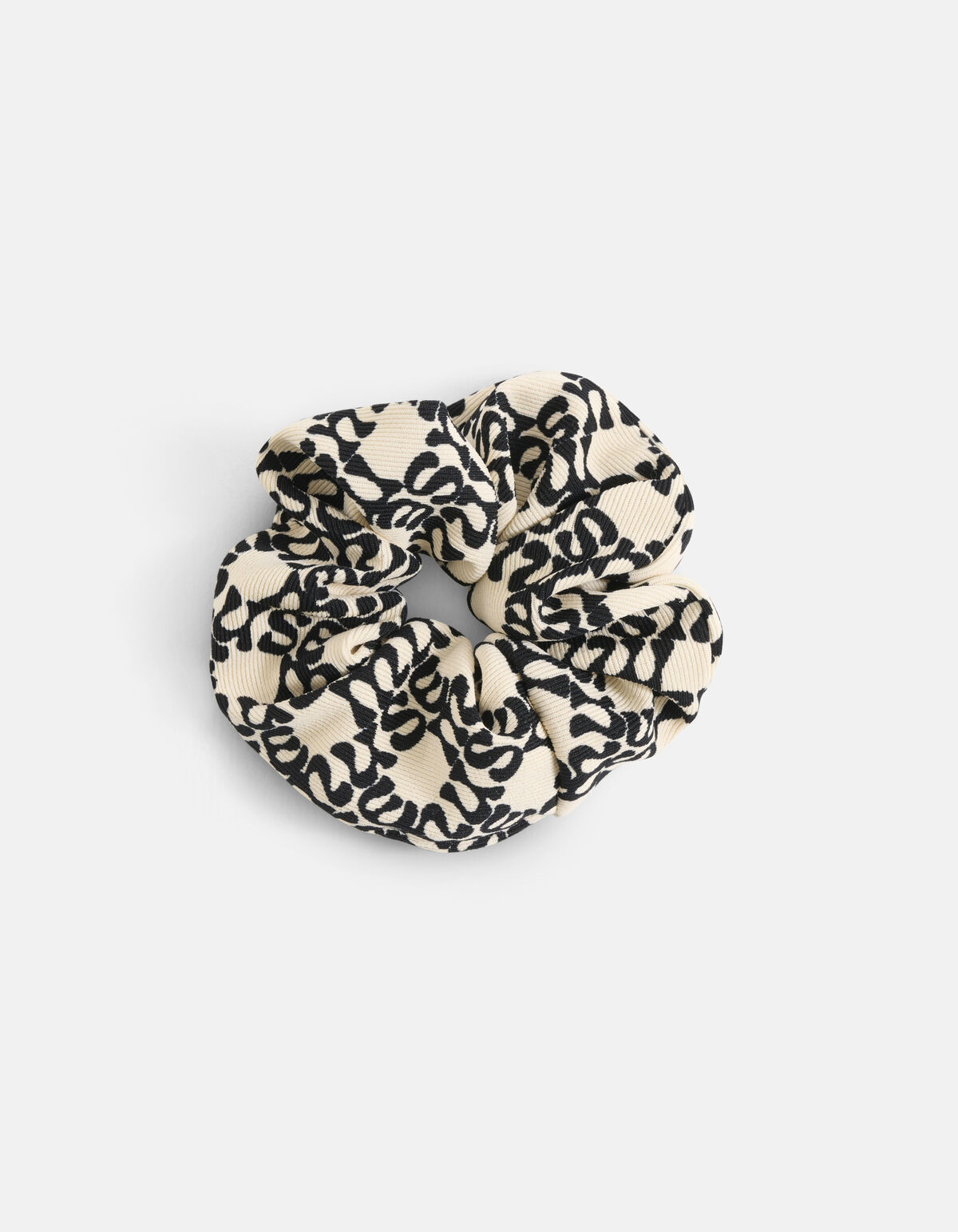 Print Scrunchie Gebroken Wit SHOEBY ACCESSOIRES