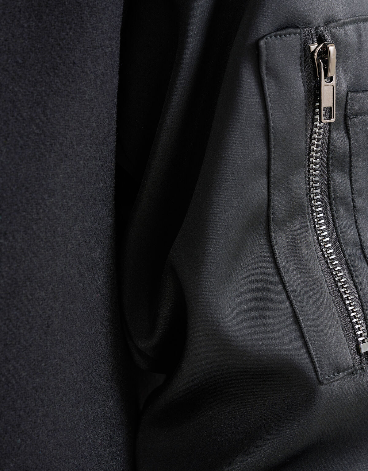 Combi Bomber Jas Zwart SHOEBY WOMEN