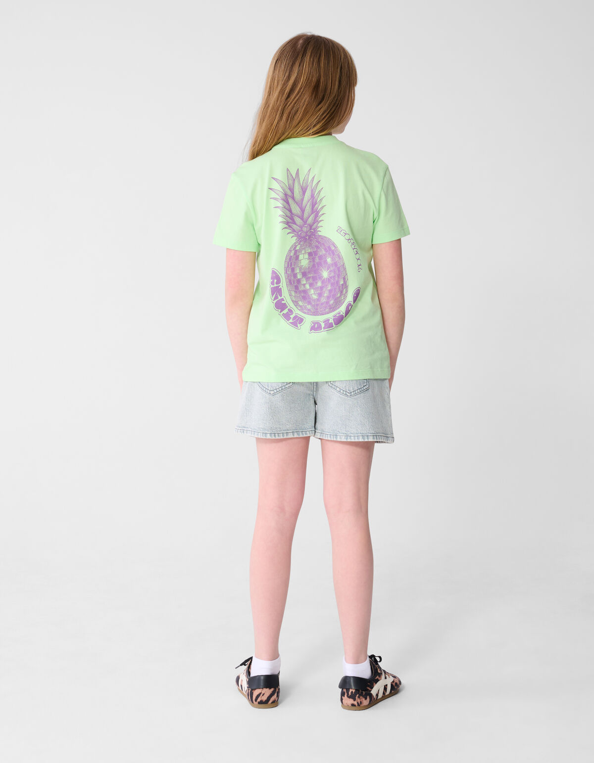 Fruit Disco Artwork T-shirt Lichtgroen SHOEBY GIRLS