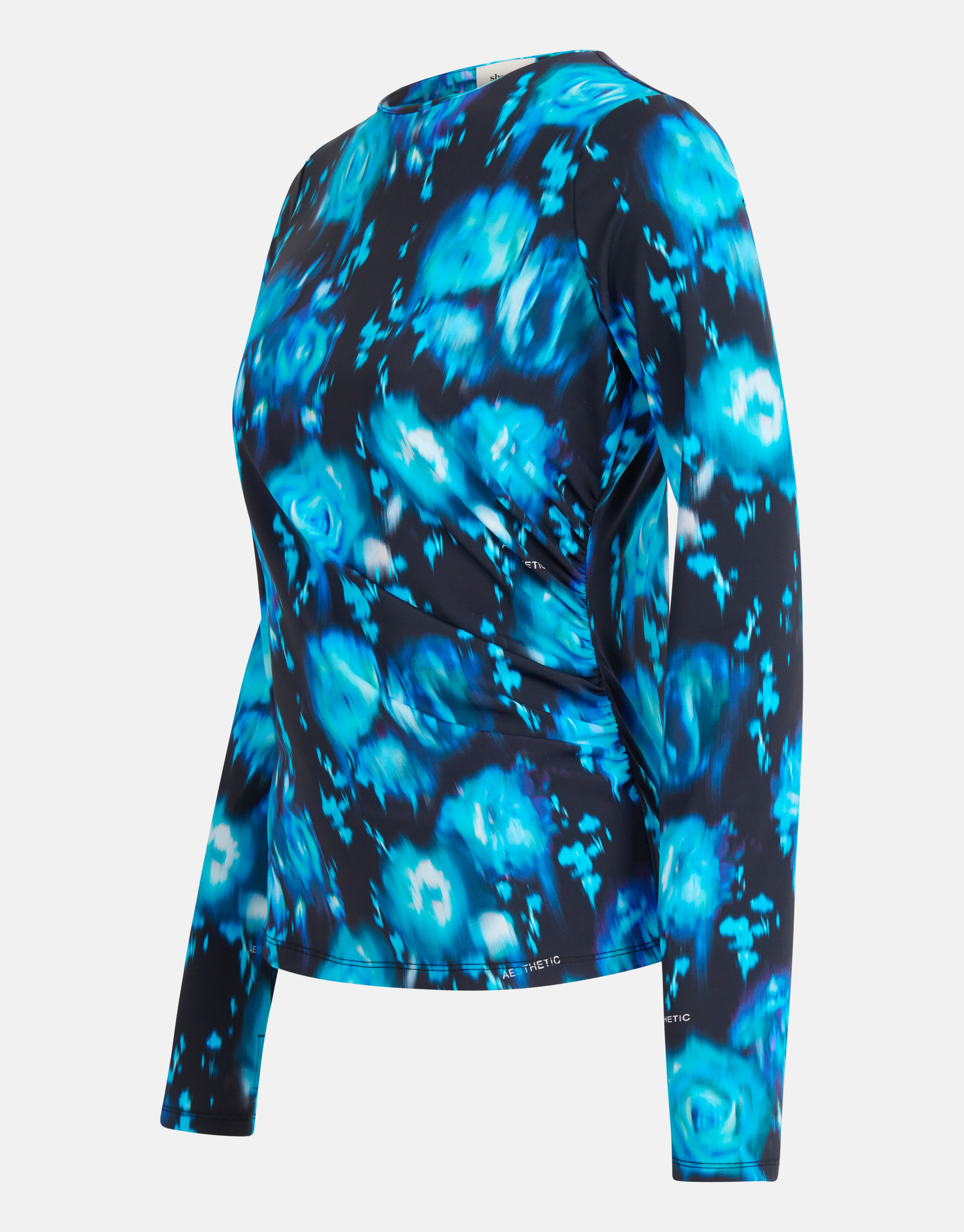 Printed Travel Top Blauw SHOEBY WOMEN