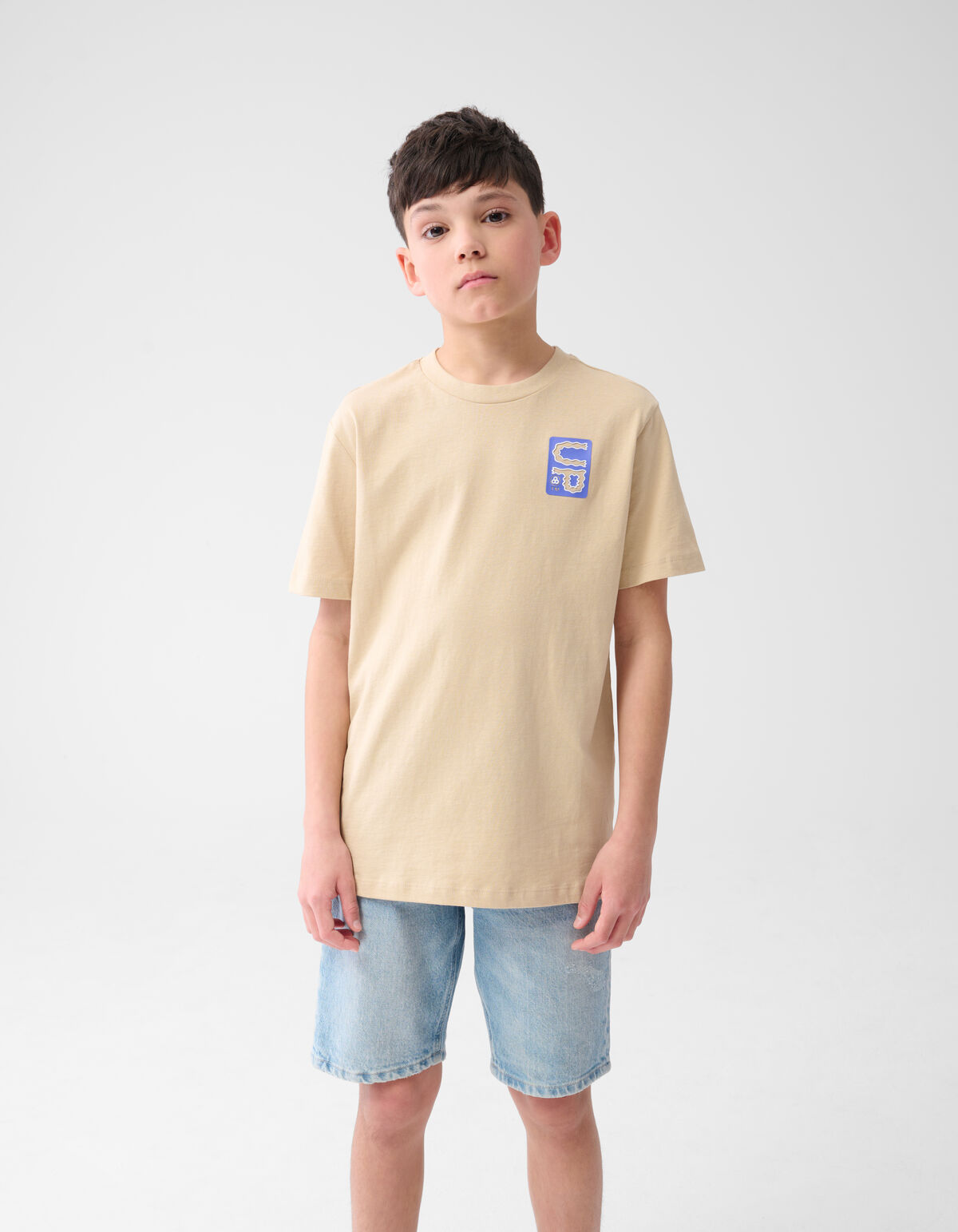 Artwork T-shirt Zand SHOEBY BOYS