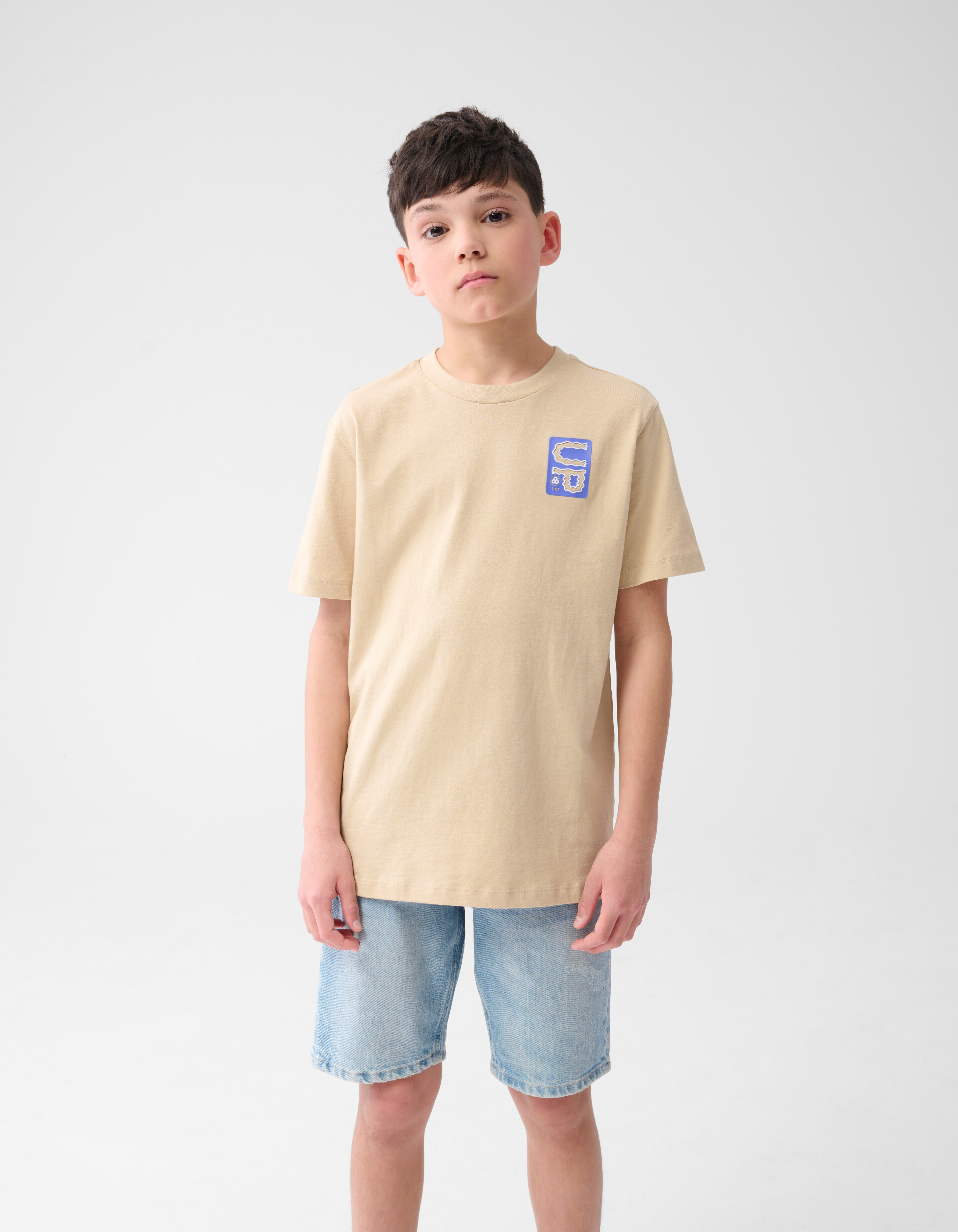 Artwork T-shirt Zand SHOEBY BOYS