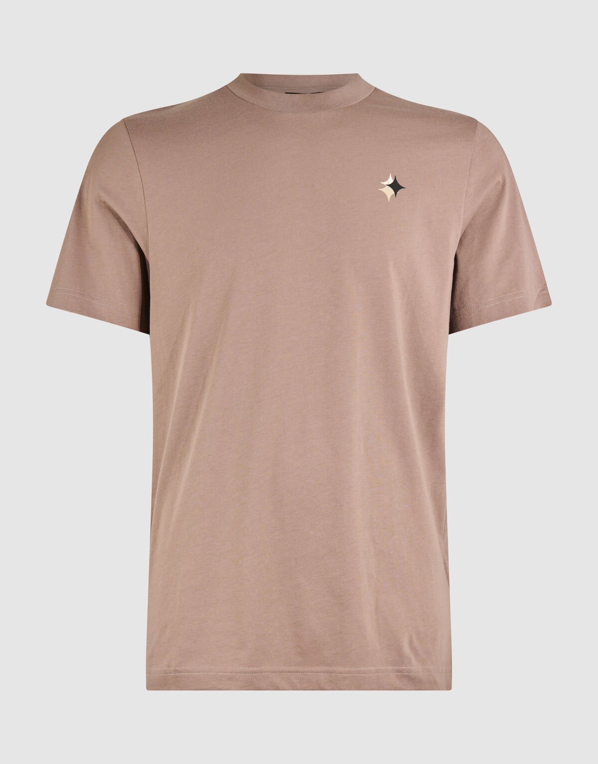 Triple Sparkle Artwork T-shirt Lichtbruin SHOEBY MEN