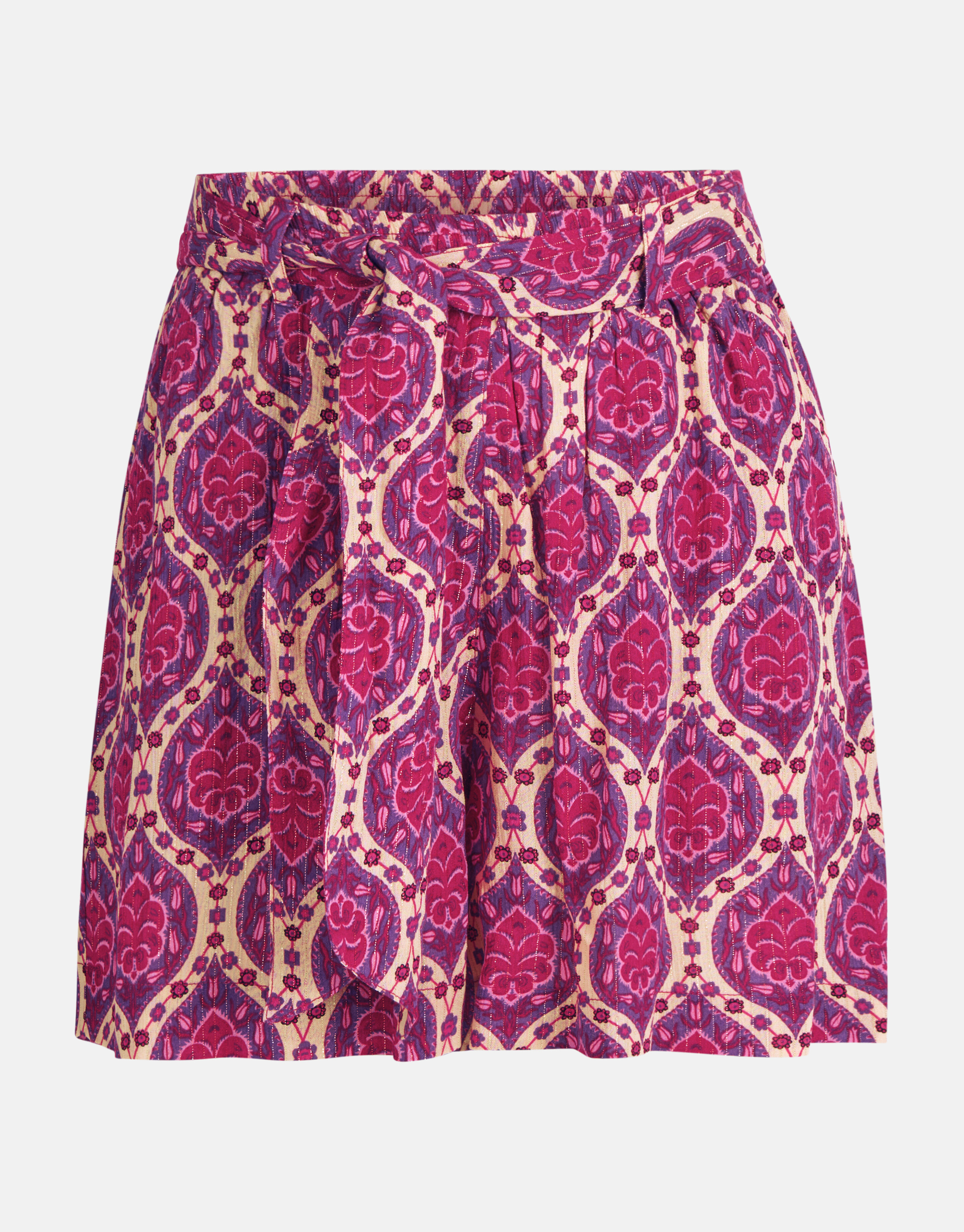 Grafische Lurex Short Paars SHOEBY WOMEN
