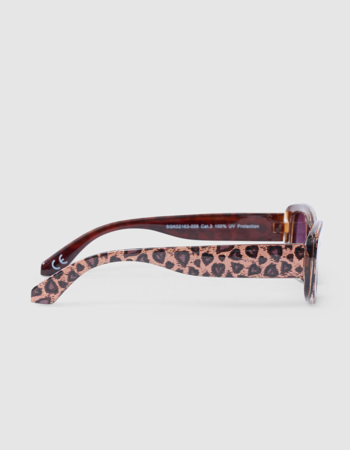 Heart Leopard Zonnebril Bruin SHOEBY ACCESSOIRES