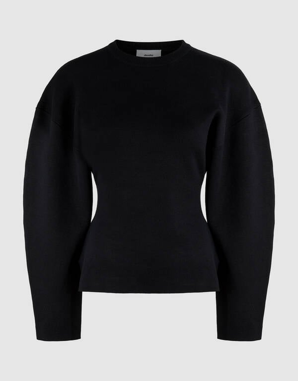 Zandloper Trui Zwart SHOEBY WOMEN