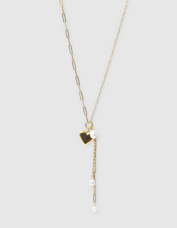 Heart Chain Ketting Goud SHOEBY ACCESSOIRES