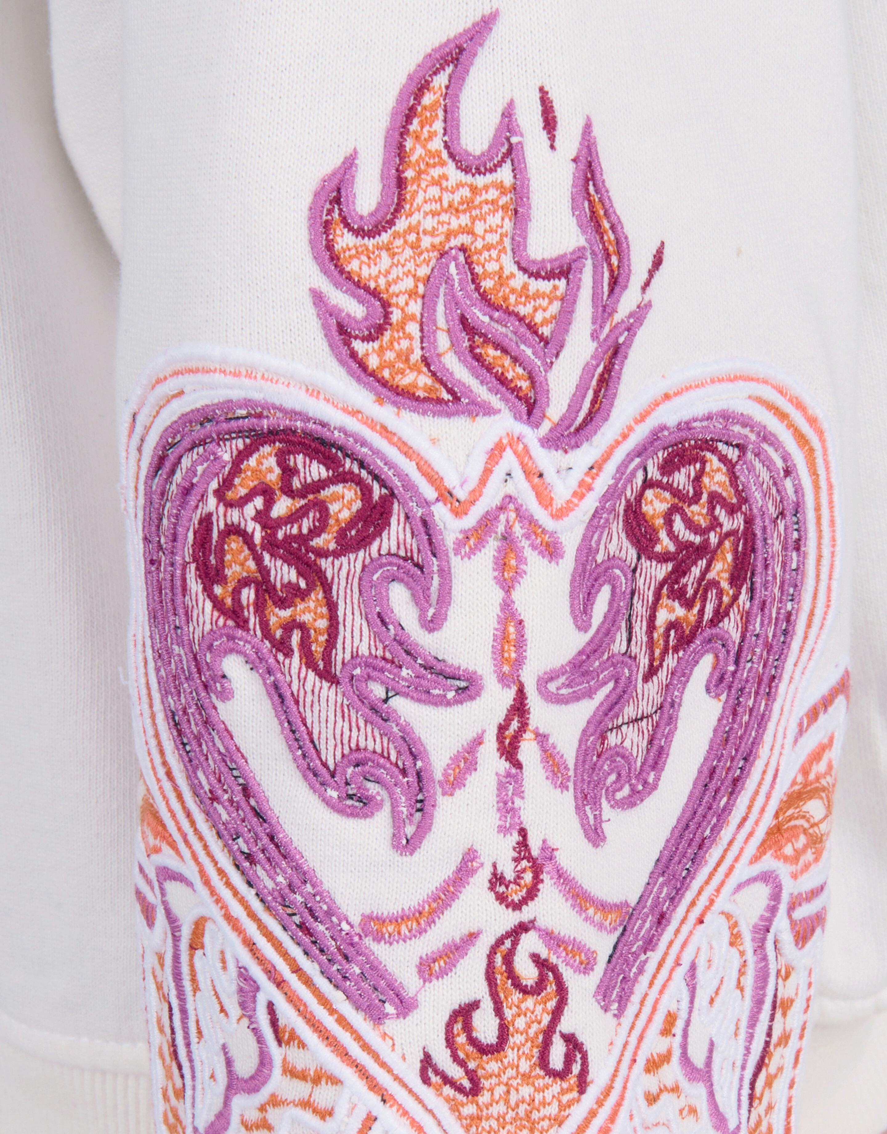 Embroidery Sweater Gebroken Wit SHOEBY GIRLS