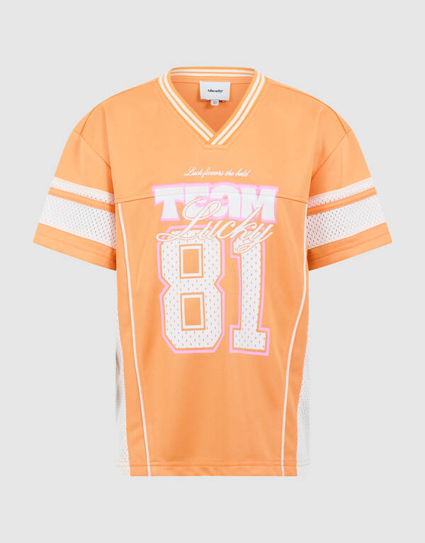 Baseball T-shirt Oranje SHOEBY GIRLS