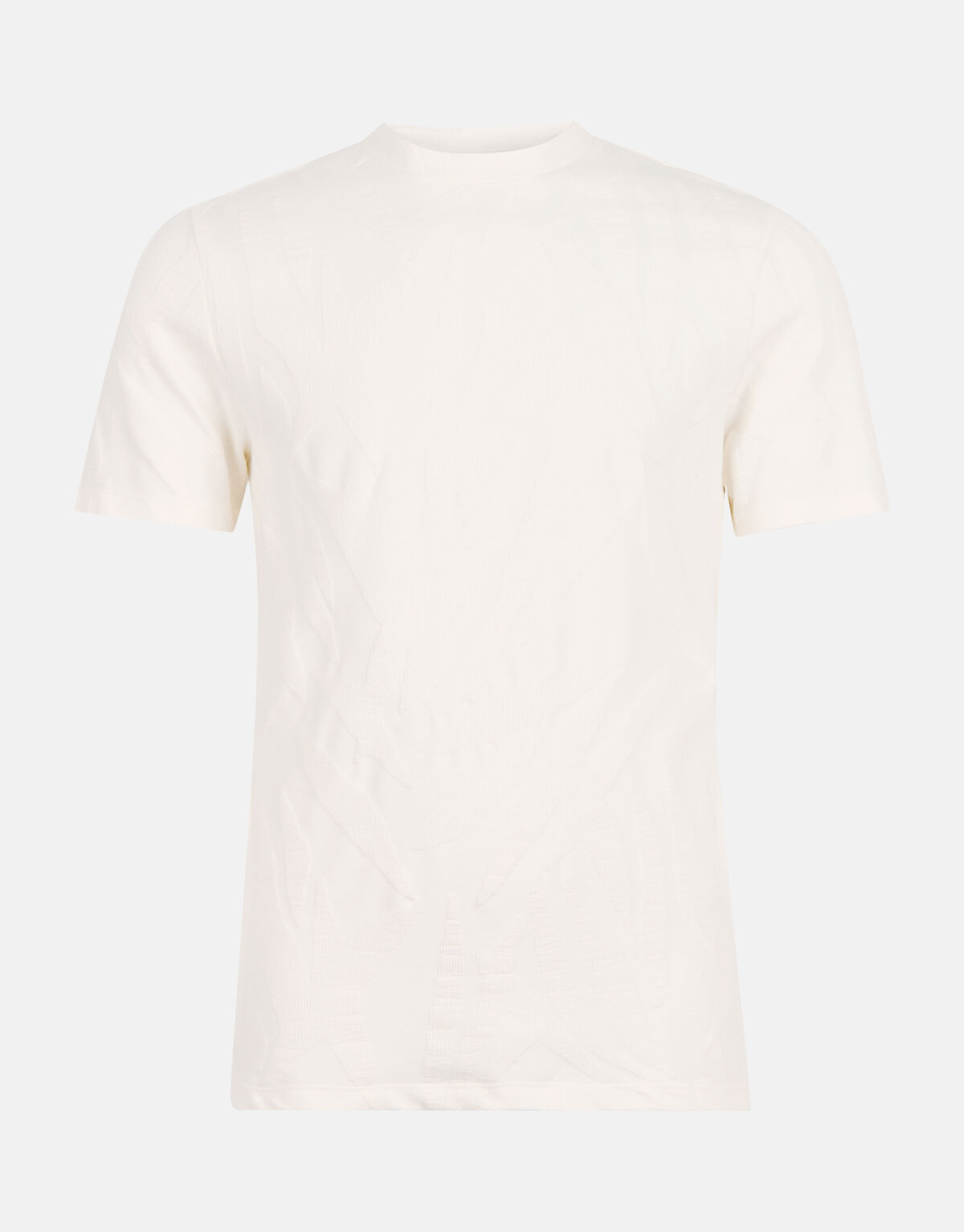 Structuur T-shirt Gebroken Wit SHOEBY MEN