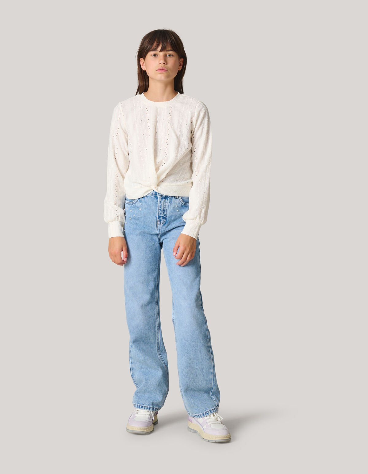 Parel Wide Leg Bleached SHOEBY GIRLS