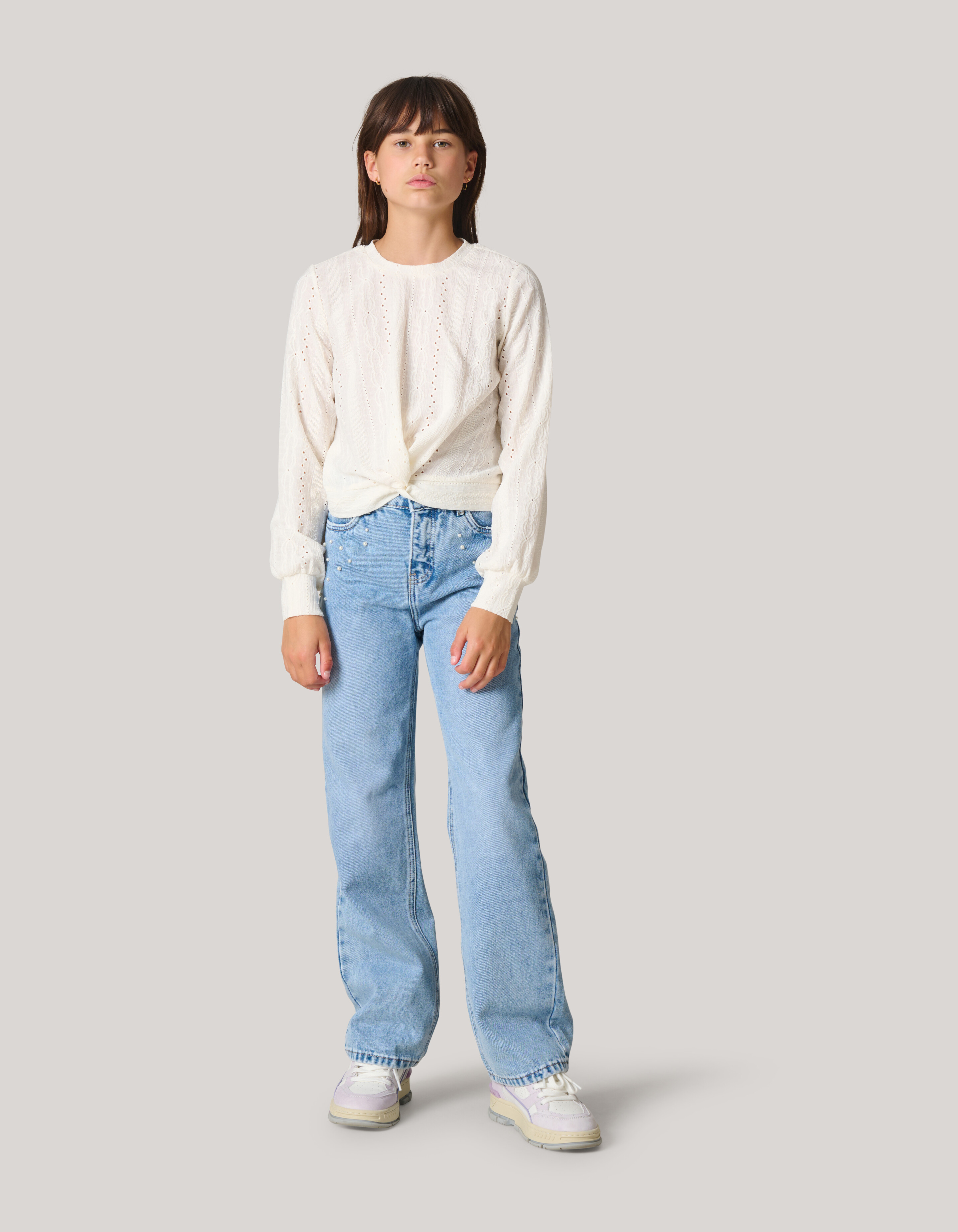 Parel Wide Leg Bleached SHOEBY GIRLS
