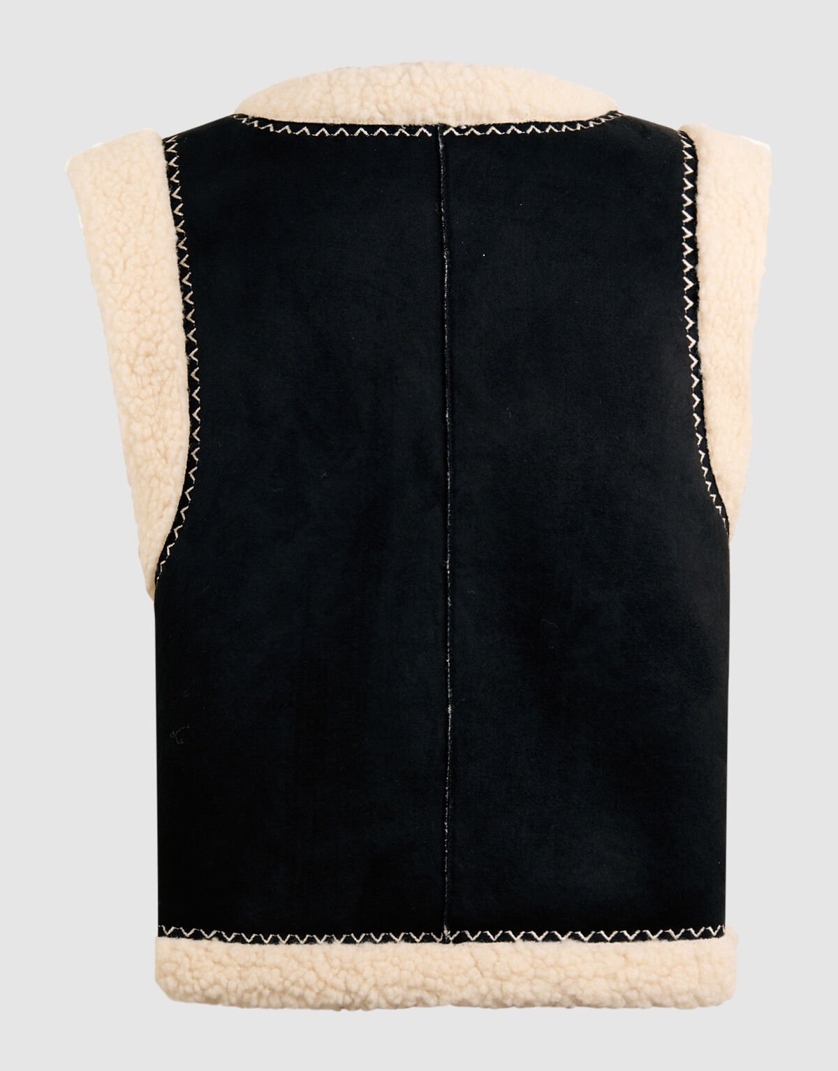 Teddy Embroidery Gilet Zwart SHOEBY GIRLS