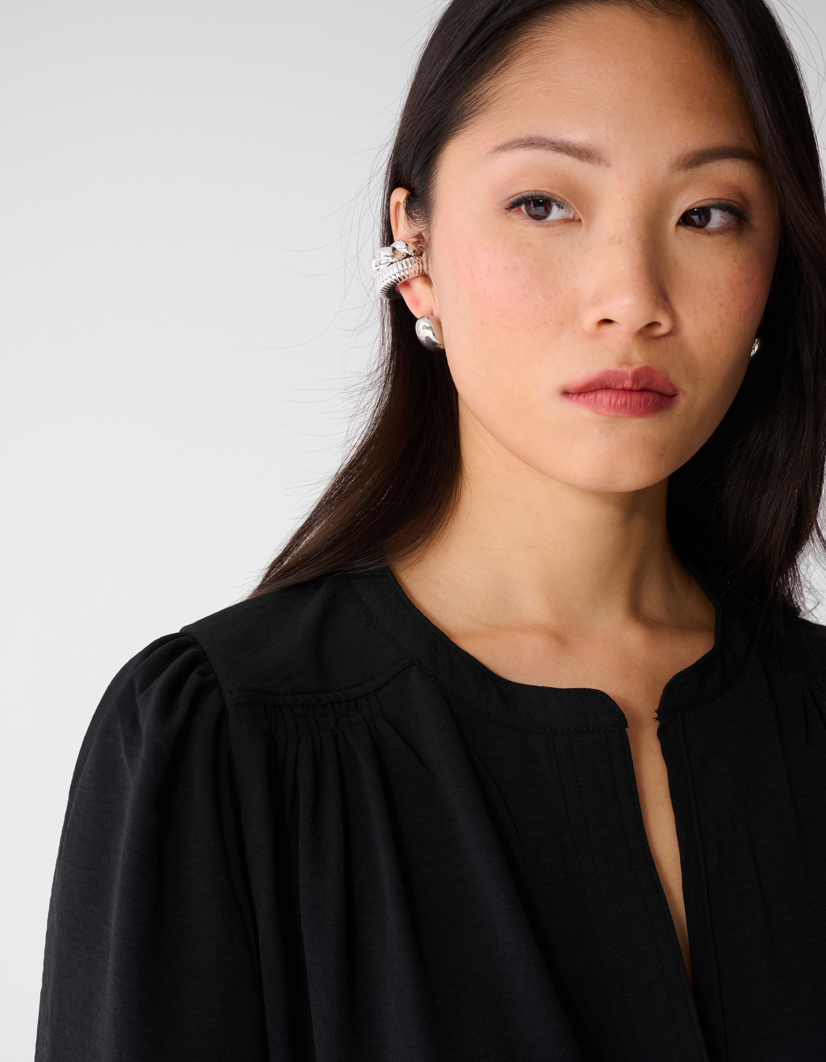 Twist Korte Mouwen Top Zwart SHOEBY WOMEN