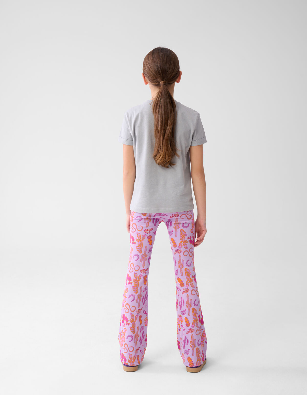 Artwork T-shirt Lichtgrijs SHOEBY GIRLS