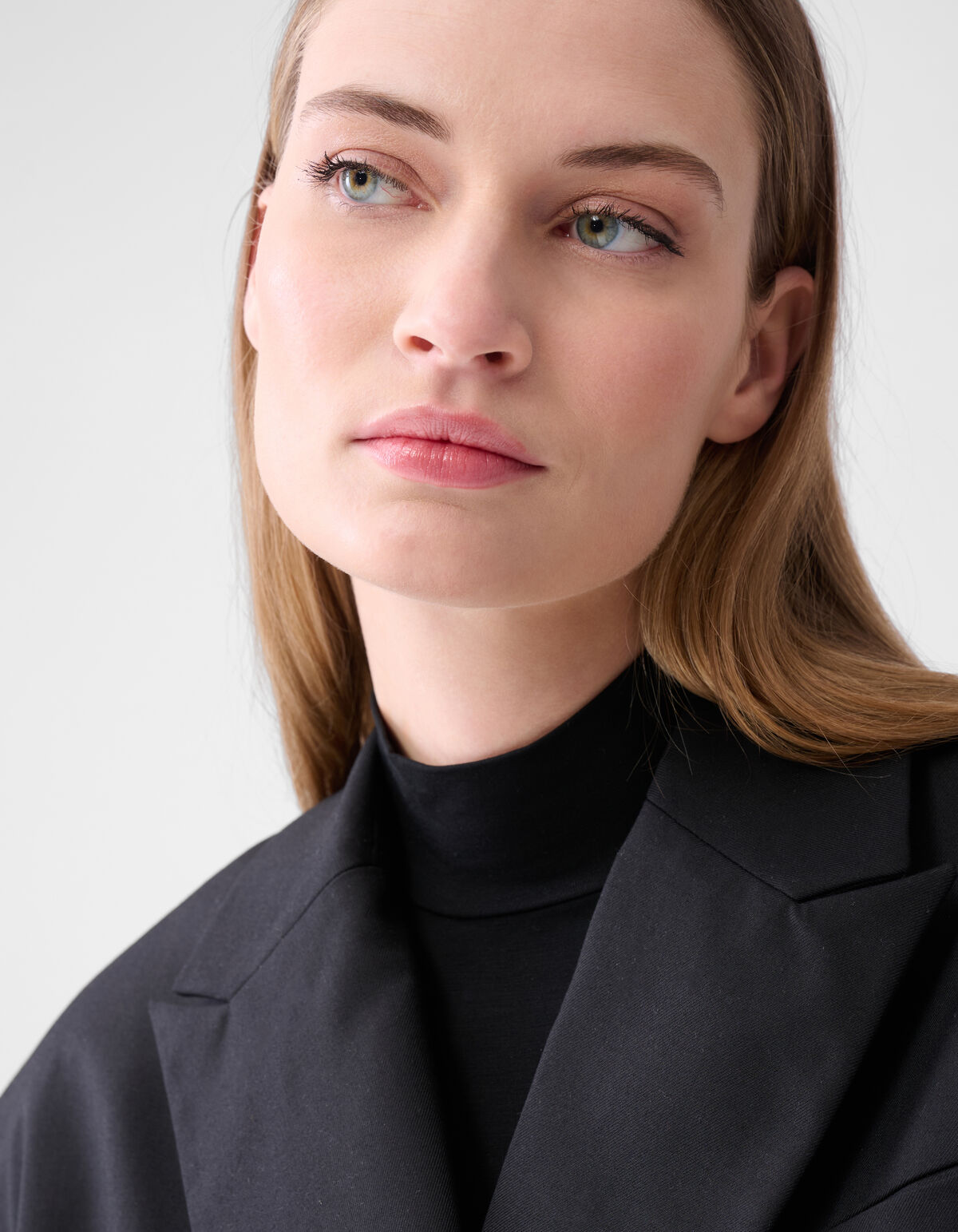 Open Back Oversized Blazer Zwart SHOEBY WOMEN