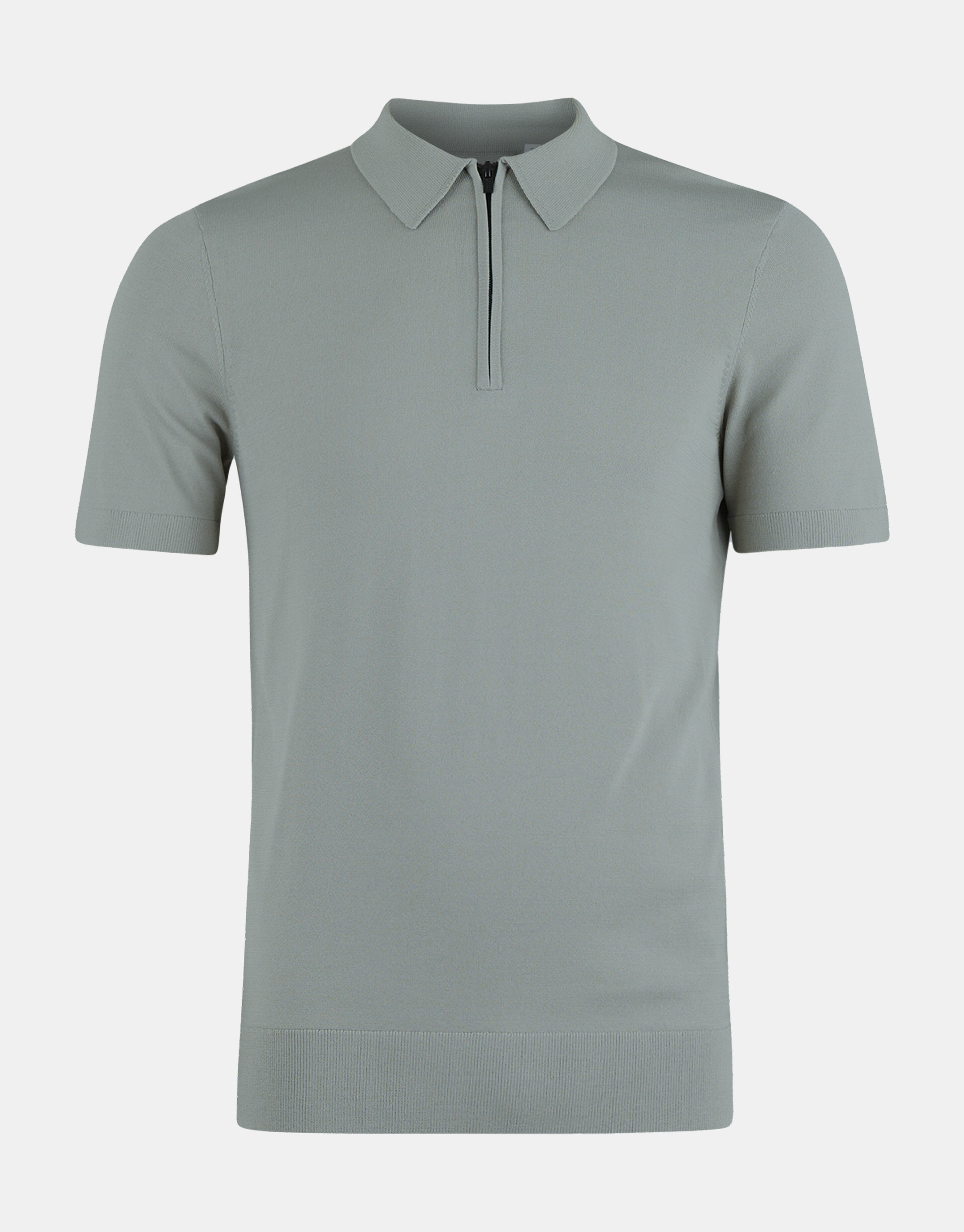 Zipper Knit Polo Shirt REFILL