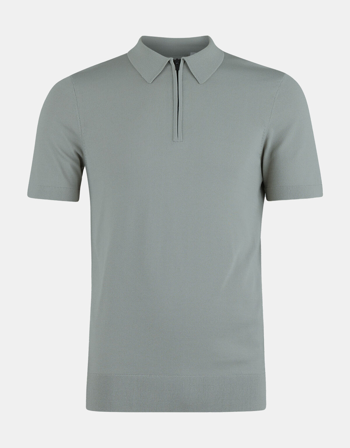 Zipper Knit Polo Shirt REFILL