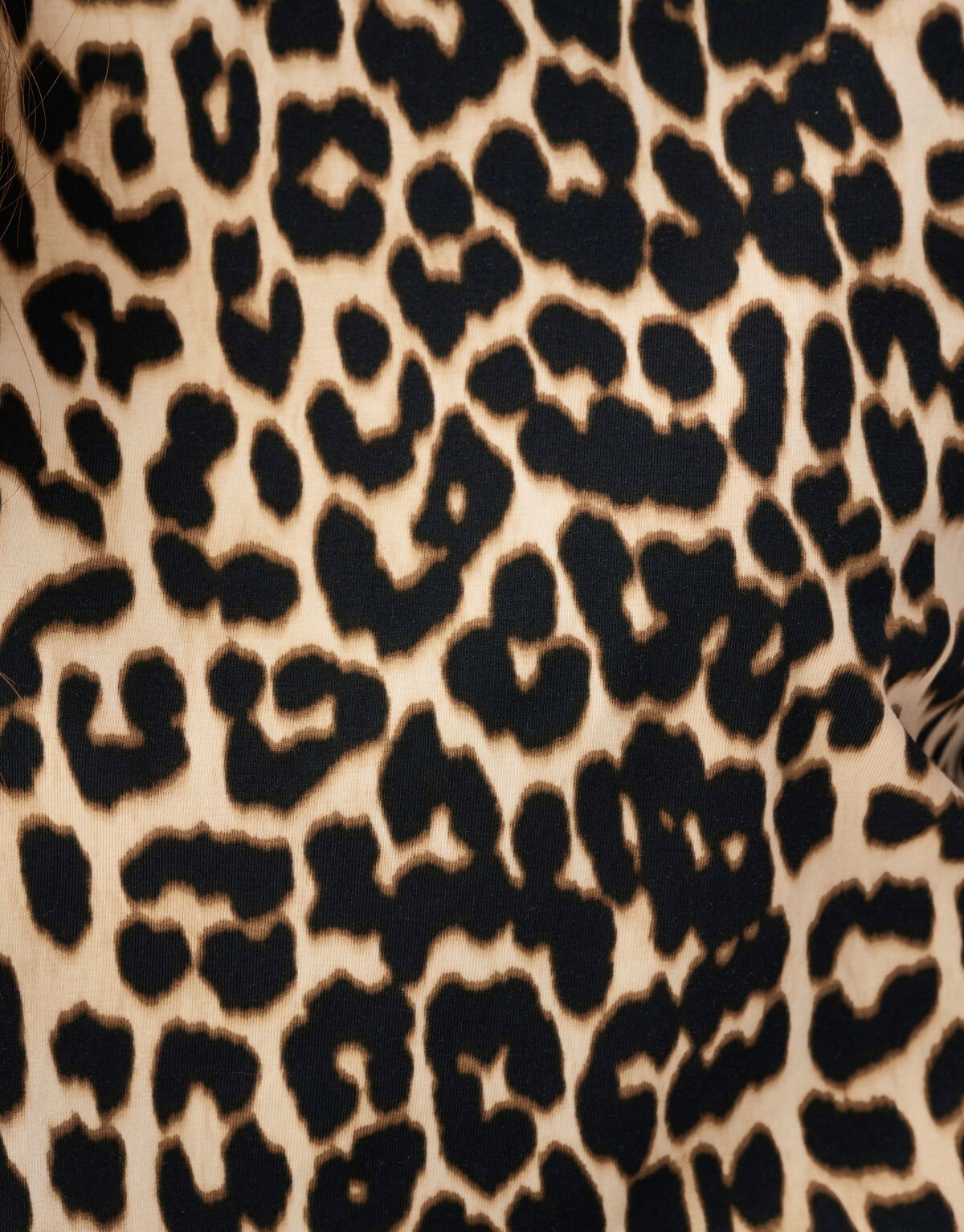 Padded Leopard T-shirt Bruin SHOEBY WOMEN
