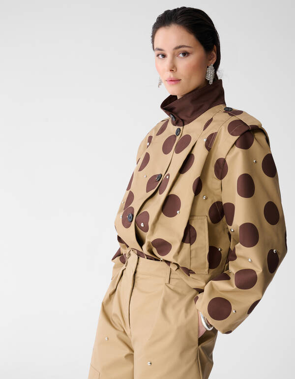 Studs Polkadot Jack Lichtbruin SHOEBY WOMEN