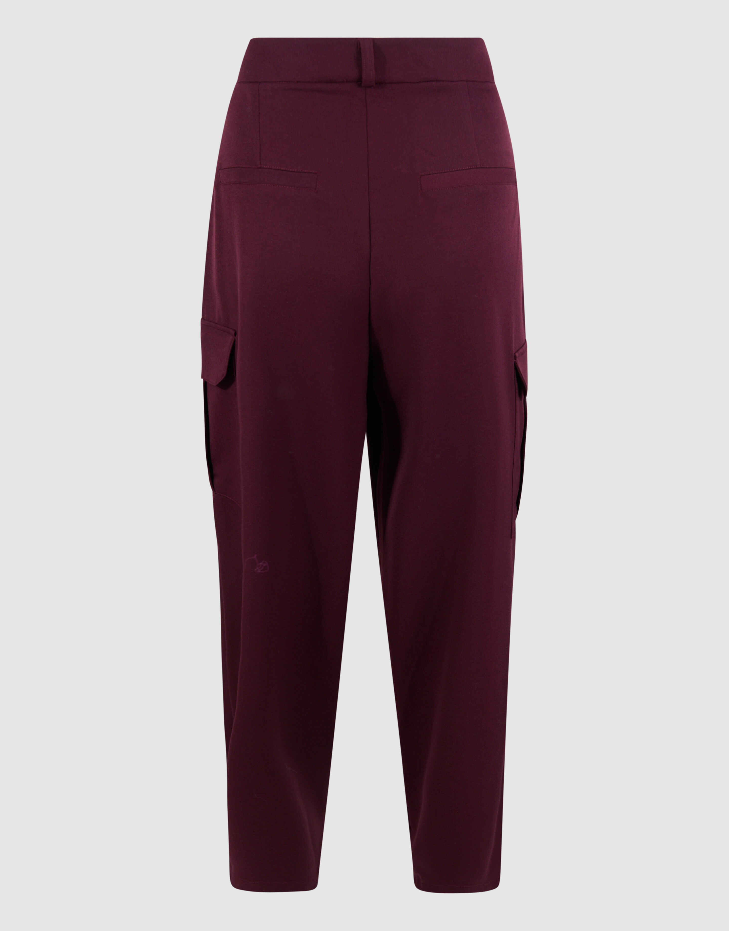 Cargo Wide Leg Broek Bordeaux SHOEBY WOMEN