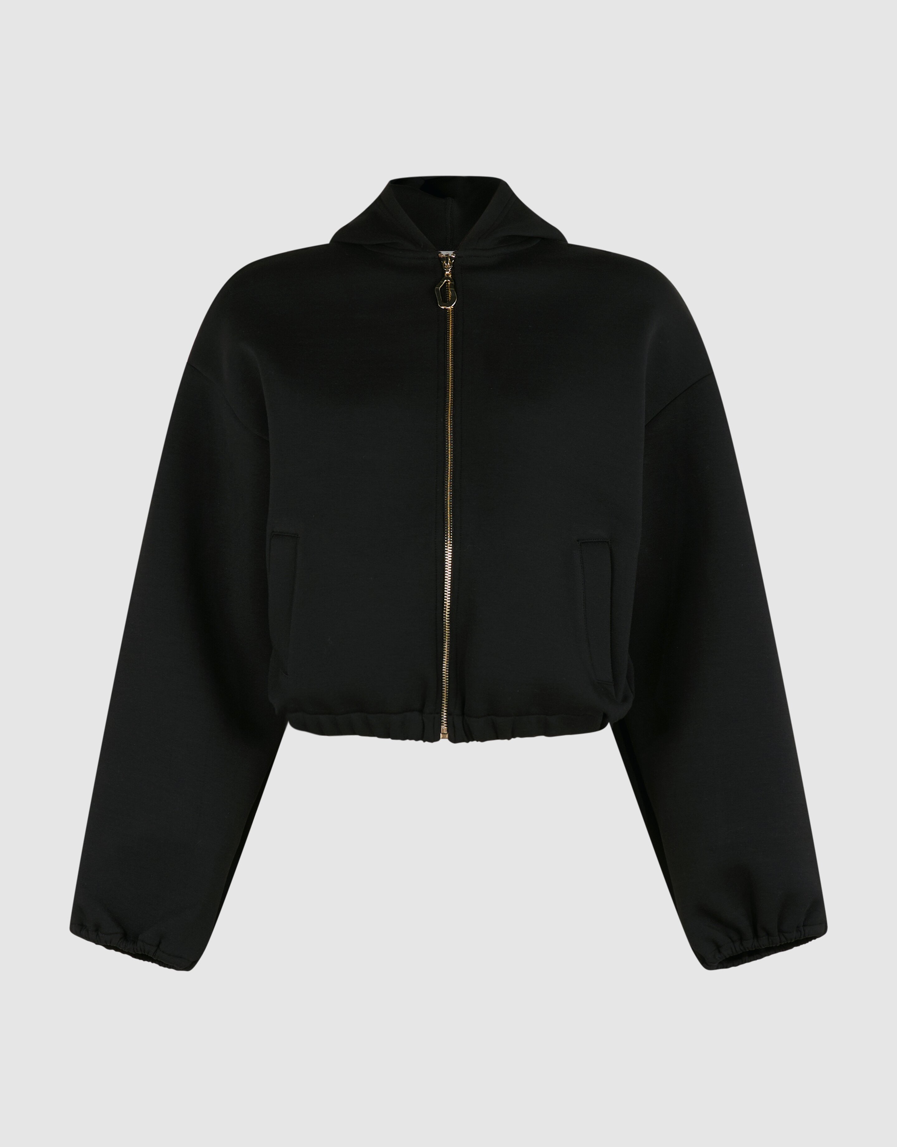 Zipper Hood Vest Zwart SHOEBY WOMEN