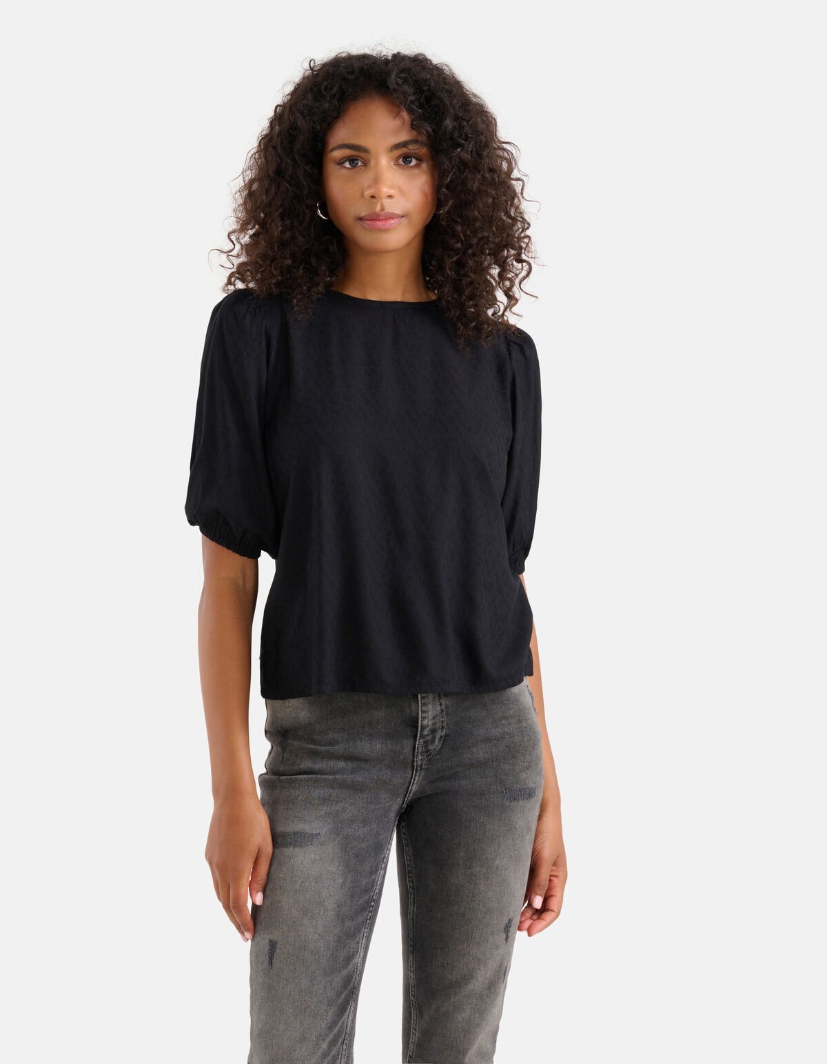 Structuur Top Zwart SHOEBY WOMEN