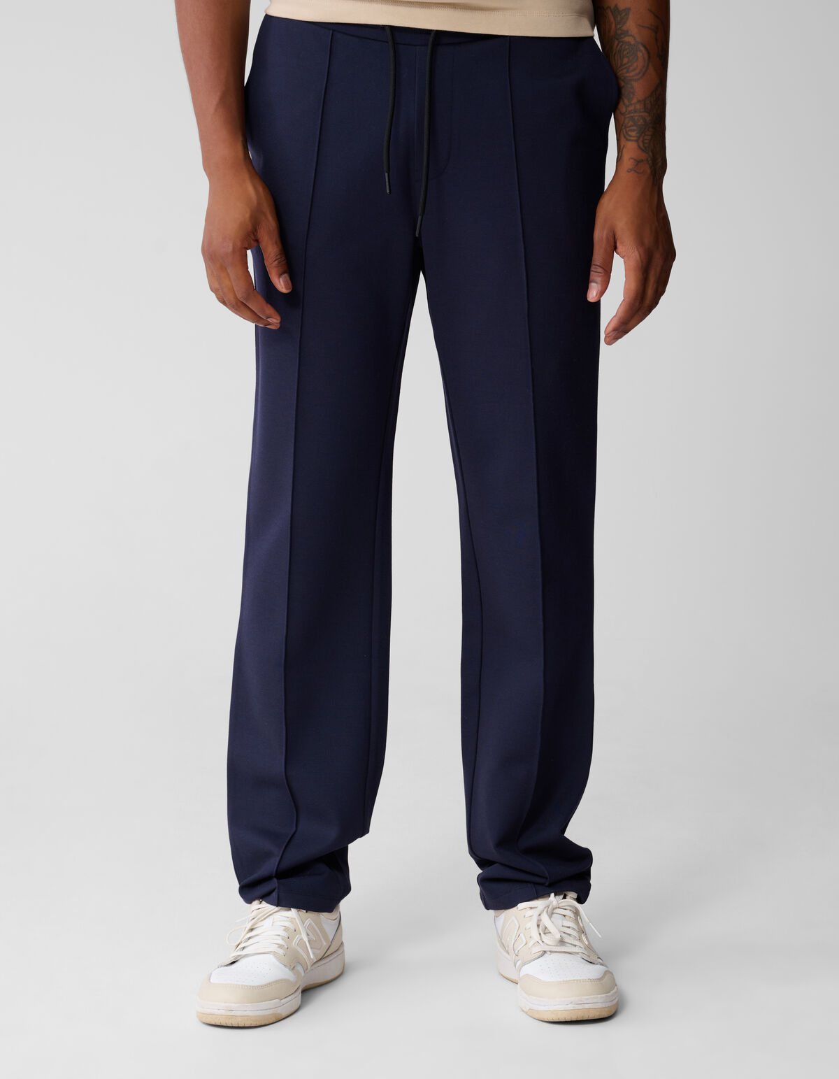 Regular Fit Broek Donkerblauw SHOEBY MEN