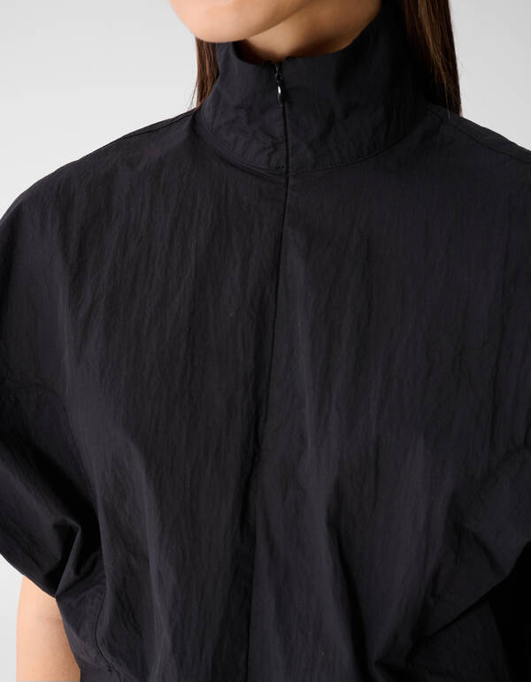 Oversized Balloon Fit Blouse Zwart SHOEBY WOMEN