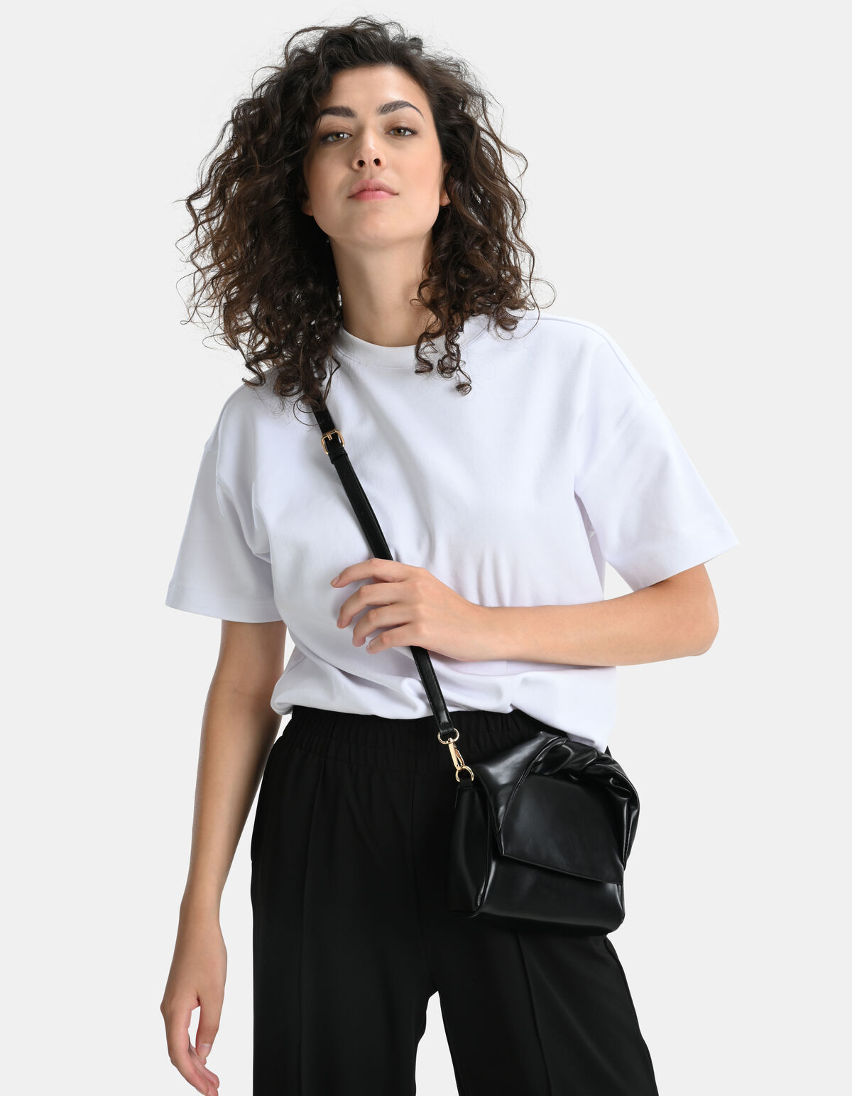 Small Twisted Tas Zwart SHOEBY ACCESSOIRES