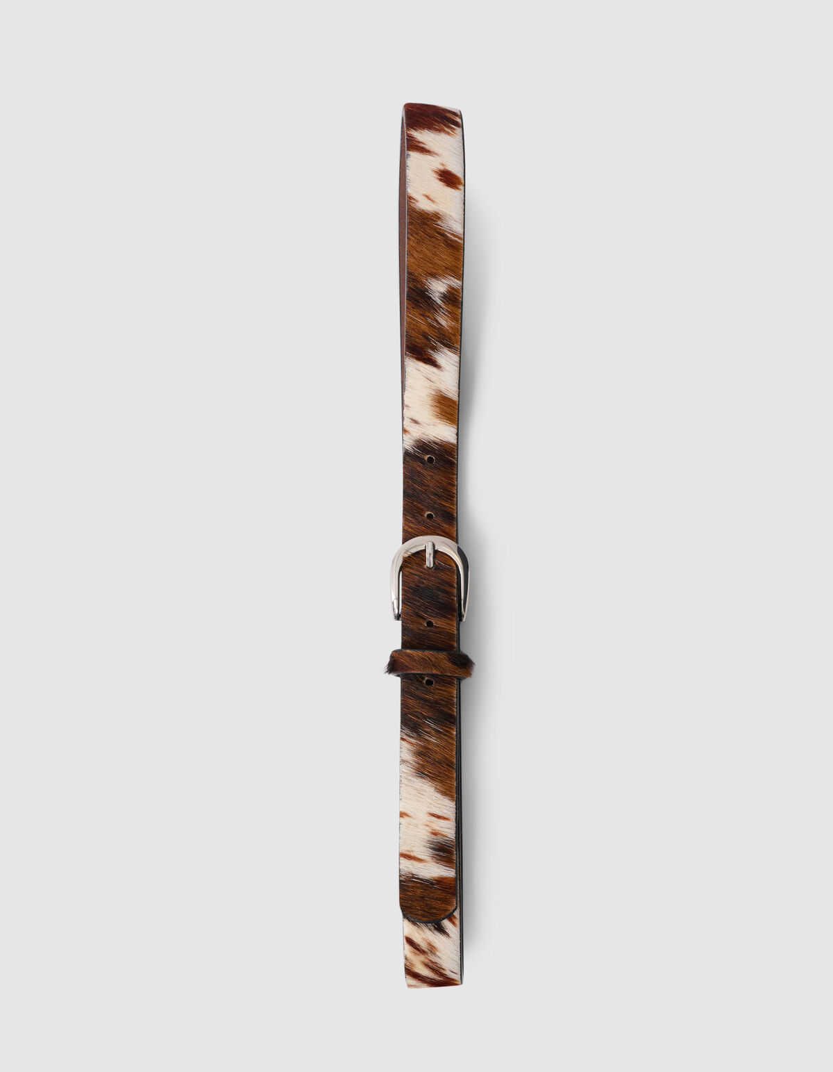 Hairy Cow Riem Bruin SHOEBY ACCESSOIRES