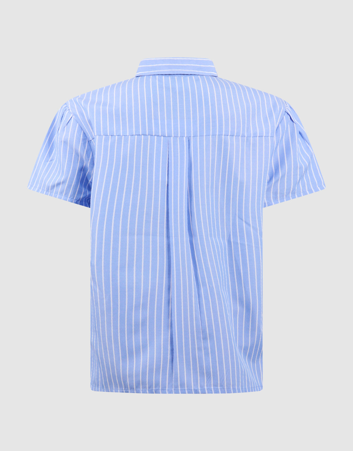 Strik Pinstripe Blouse Lichtblauw SHOEBY GIRLS