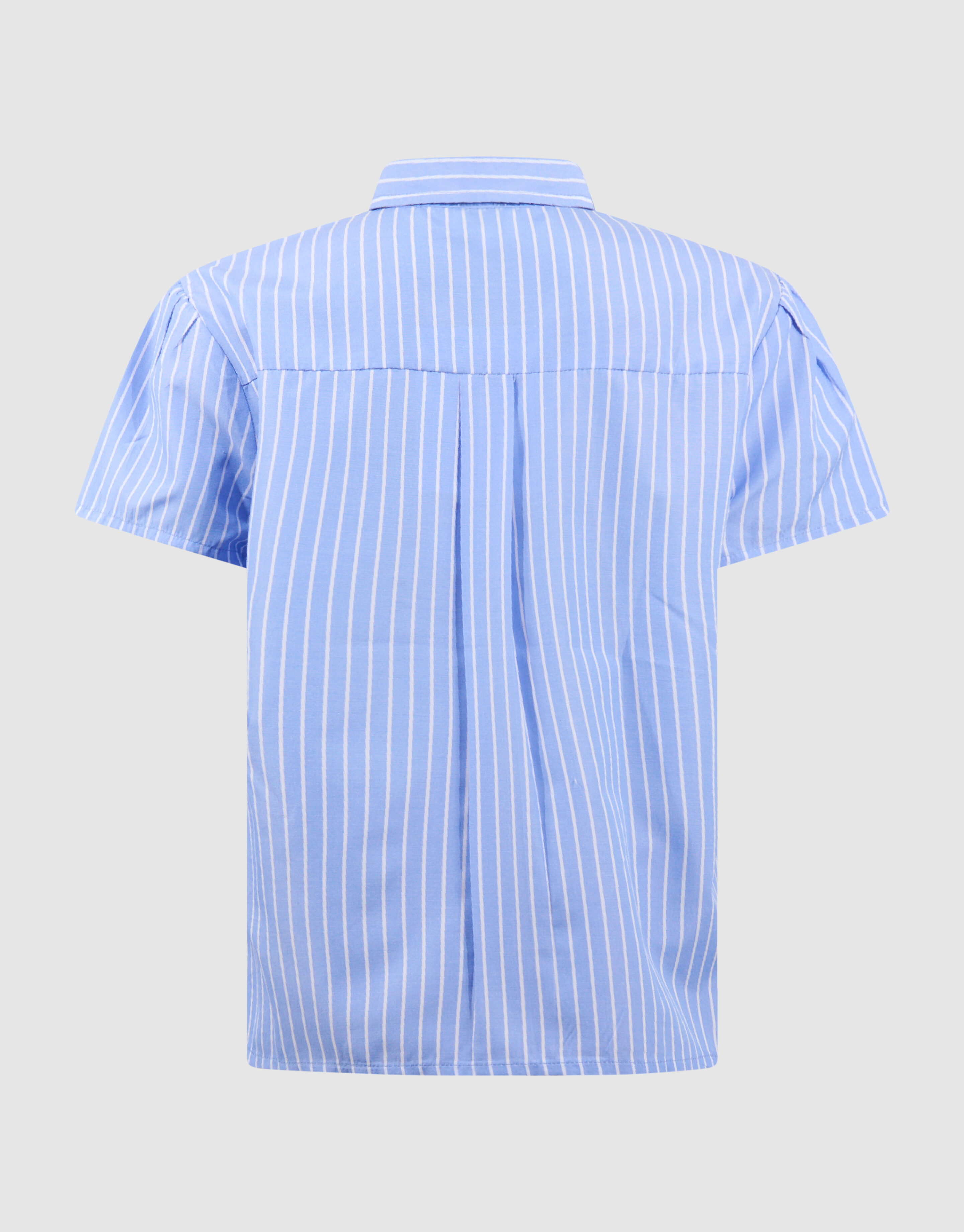 Strik Pinstripe Blouse Lichtblauw SHOEBY GIRLS