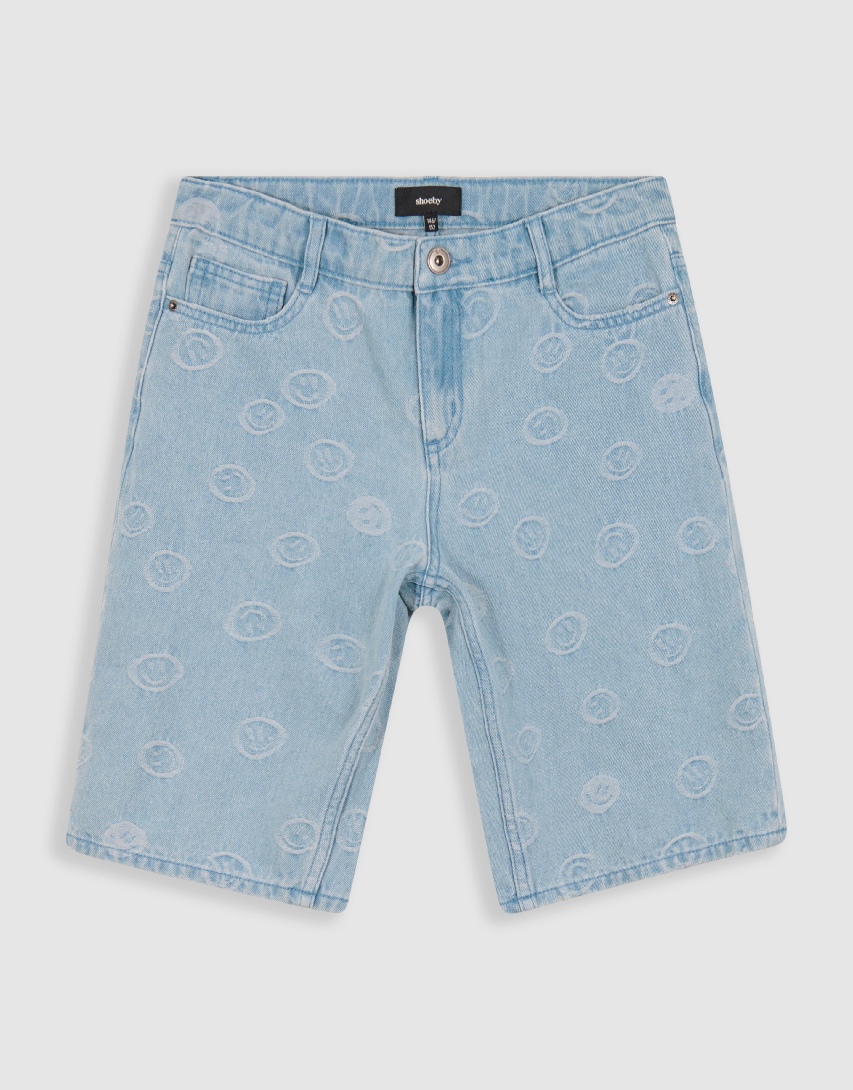 Denim Smiley Short Bleached SHOEBY BOYS