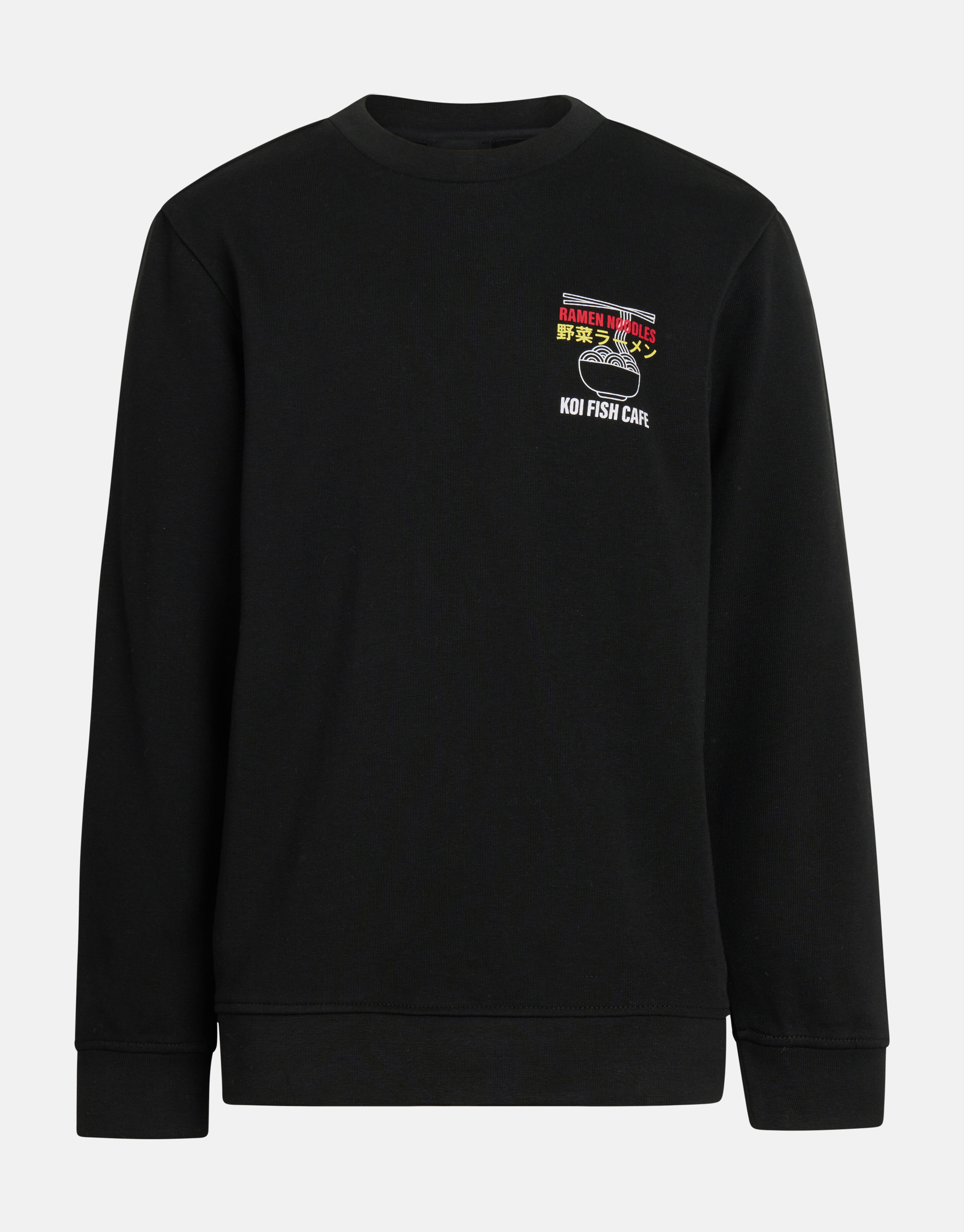 Printed Sweater Zwart SHOEBY BOYS