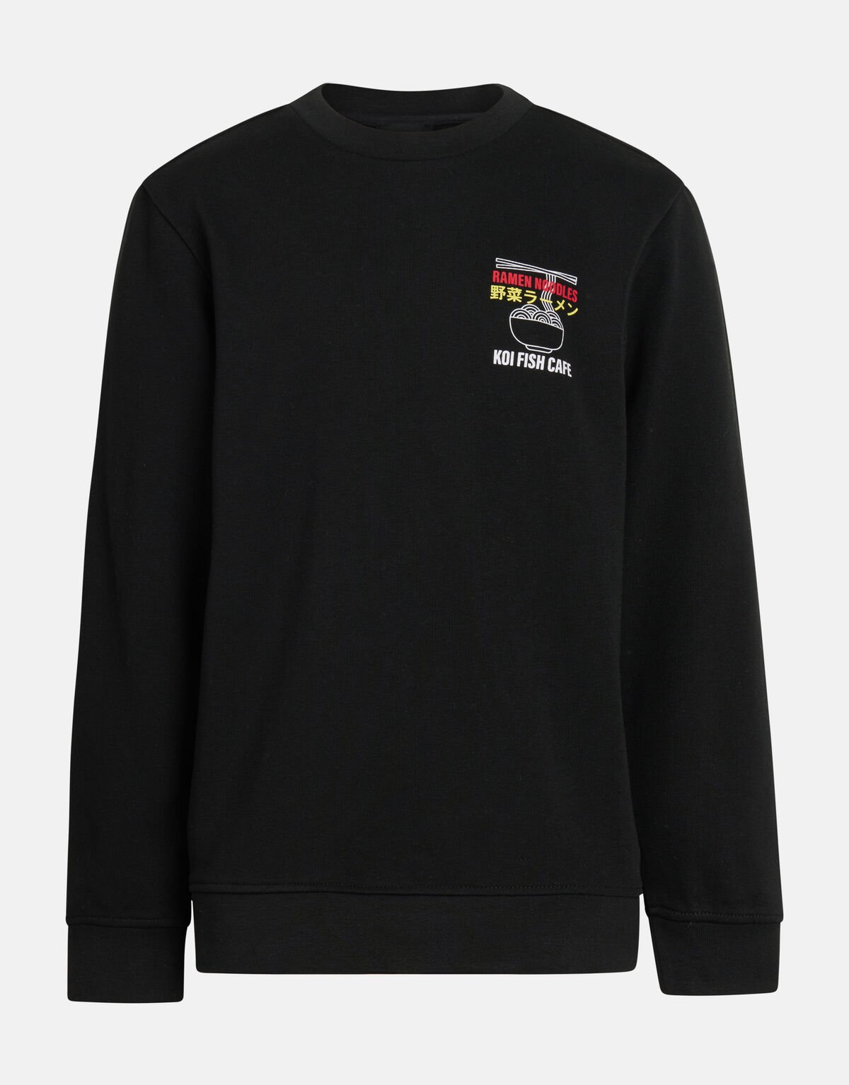 Printed Sweater Zwart SHOEBY BOYS