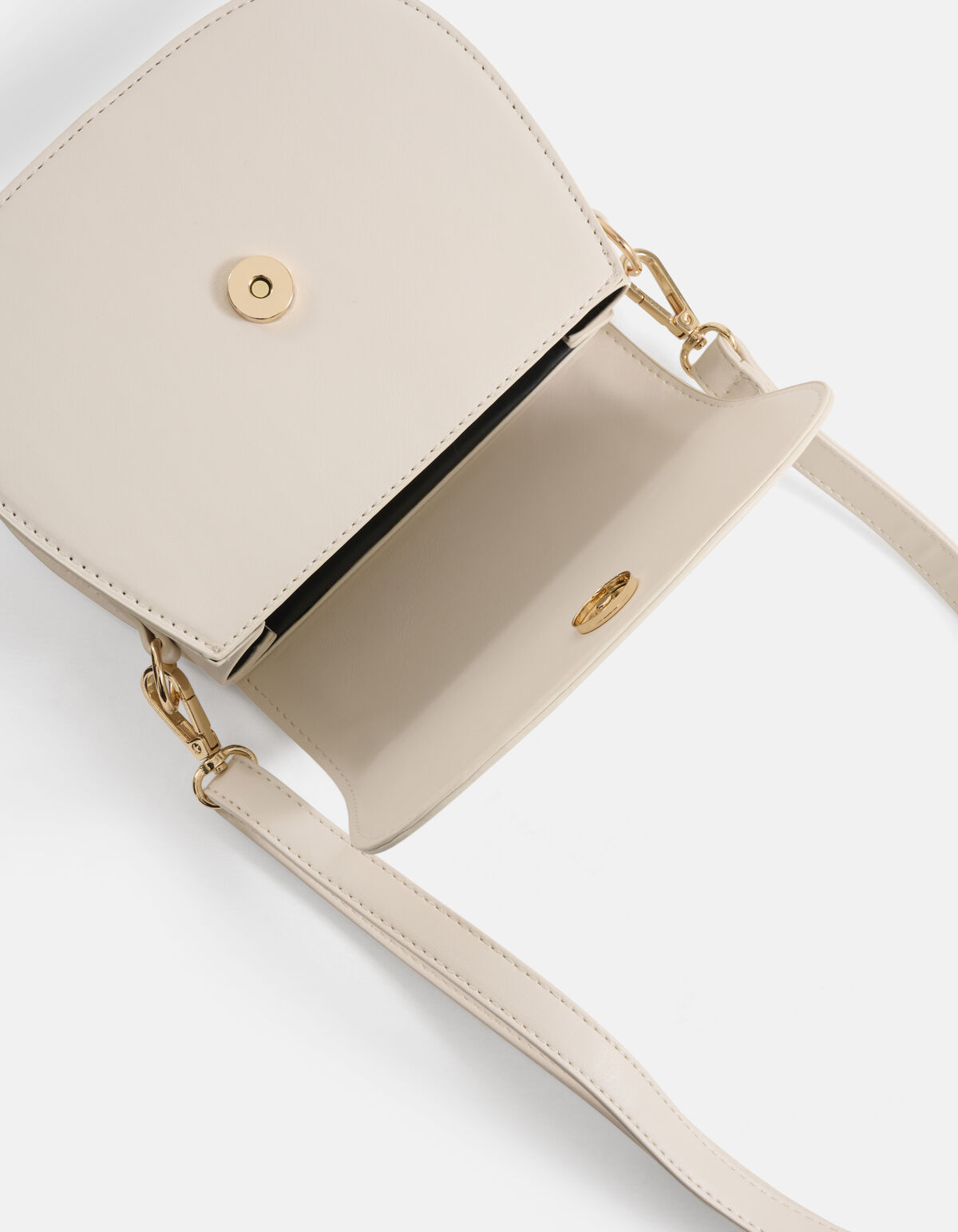 Vegan Leren Tas Gebroken Wit SHOEBY ACCESSOIRES